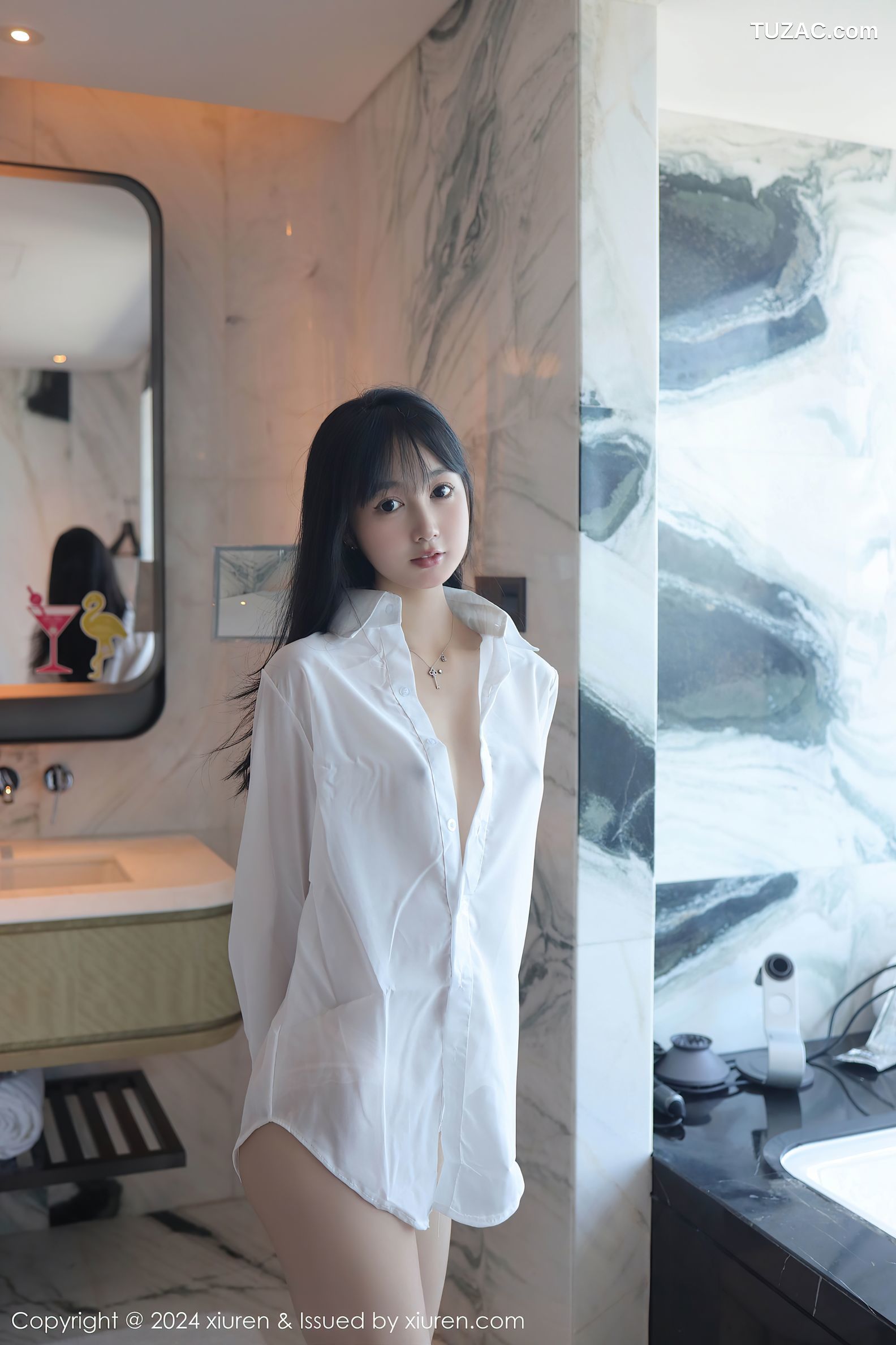 XiuRen秀人网-9251-林好好-首套写真-白色衬衣萝莉-2024.10.09