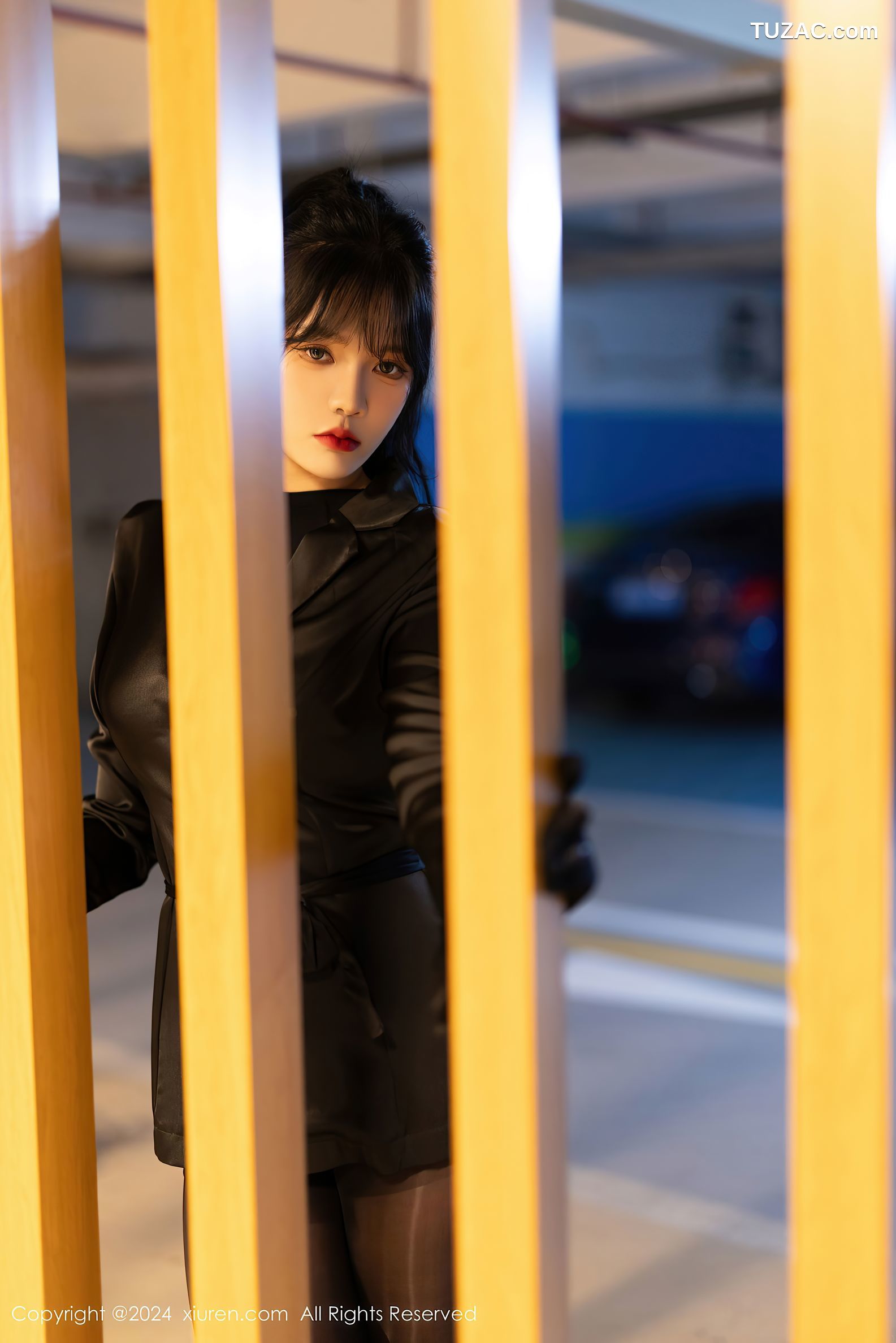 XiuRen秀人网-9275-娜比-连体黑丝黑皮长靴-2024.10.12