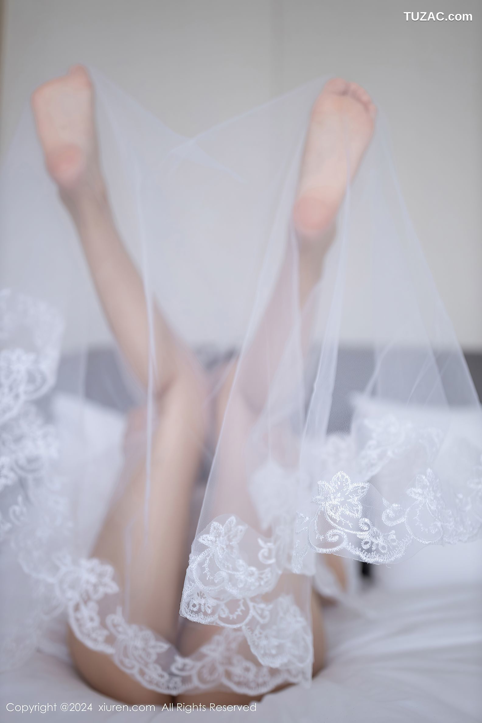 XiuRen秀人网-9283-唐安琪-白色婚纱-透视白纱-2024.10.14