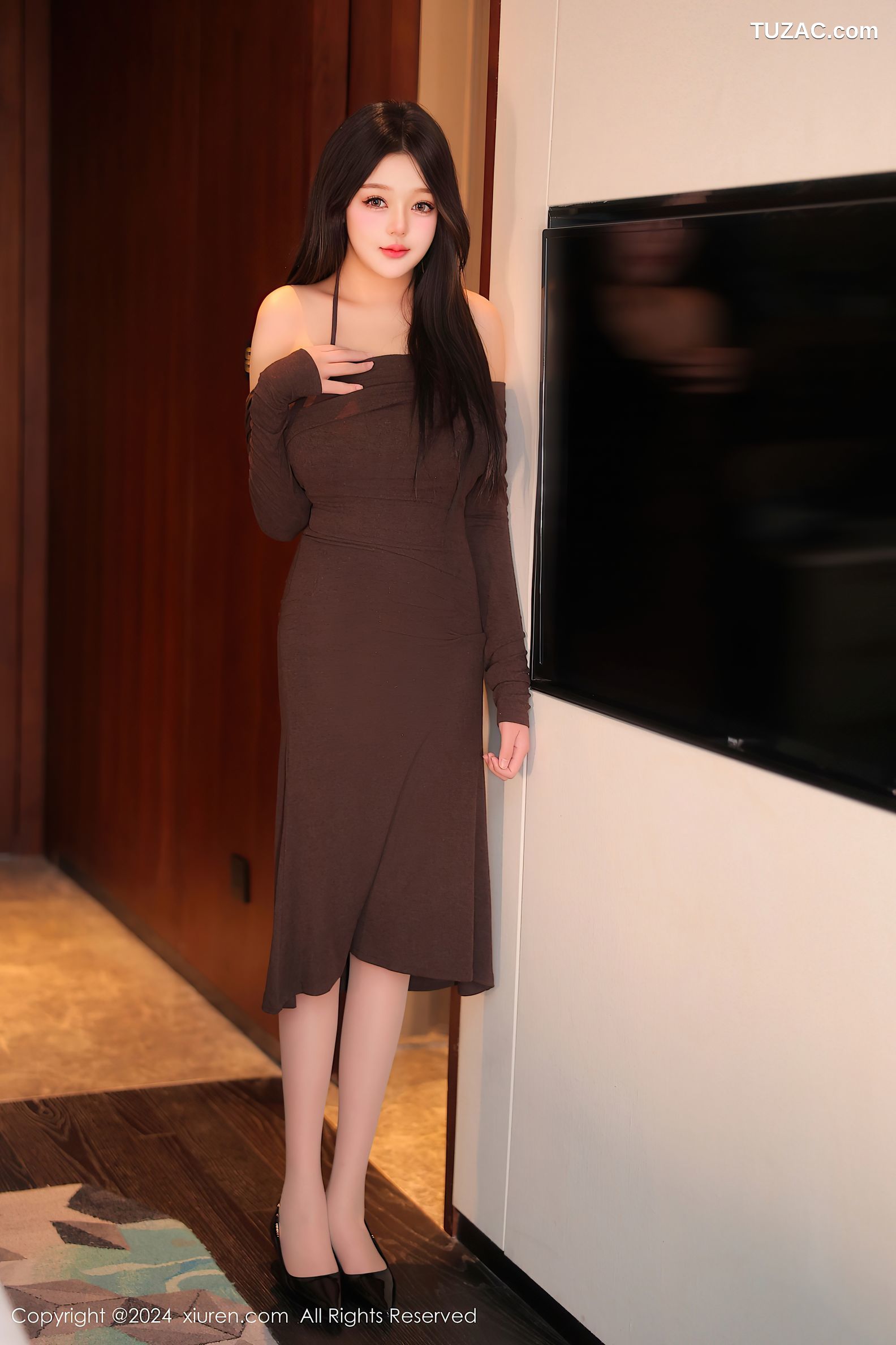 XiuRen秀人网-9306-柚柚小奶瓶-棕色吊带浴缸泡泡浴-2024.10.18