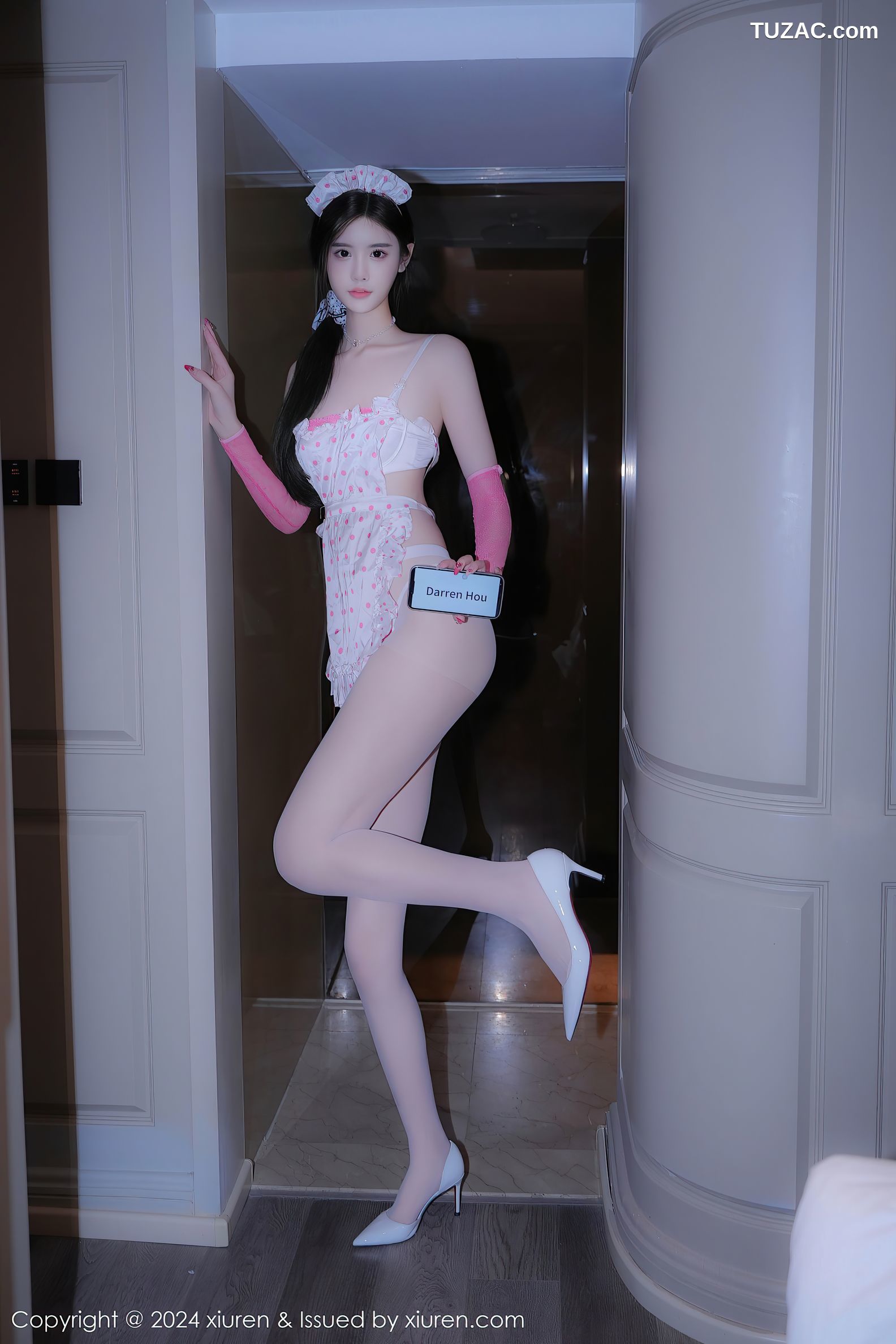 XiuRen秀人网-9312-Erikaki-粉嫩透视白丝-2024.10.18