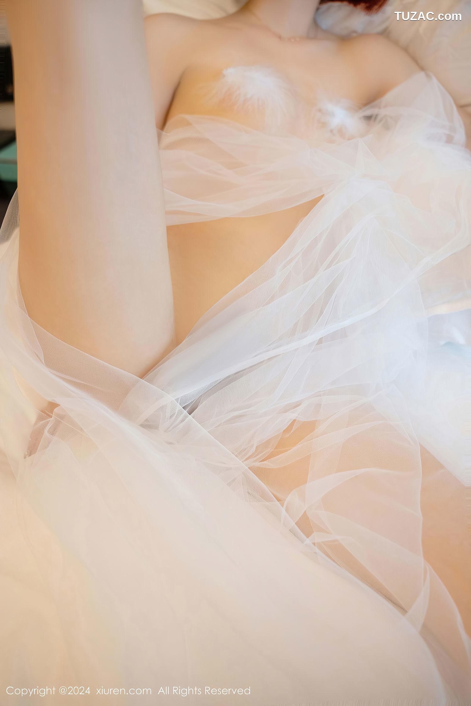 XiuRen秀人网-9318-白芷yy-白纱透视玉体诱惑-2024.10.21