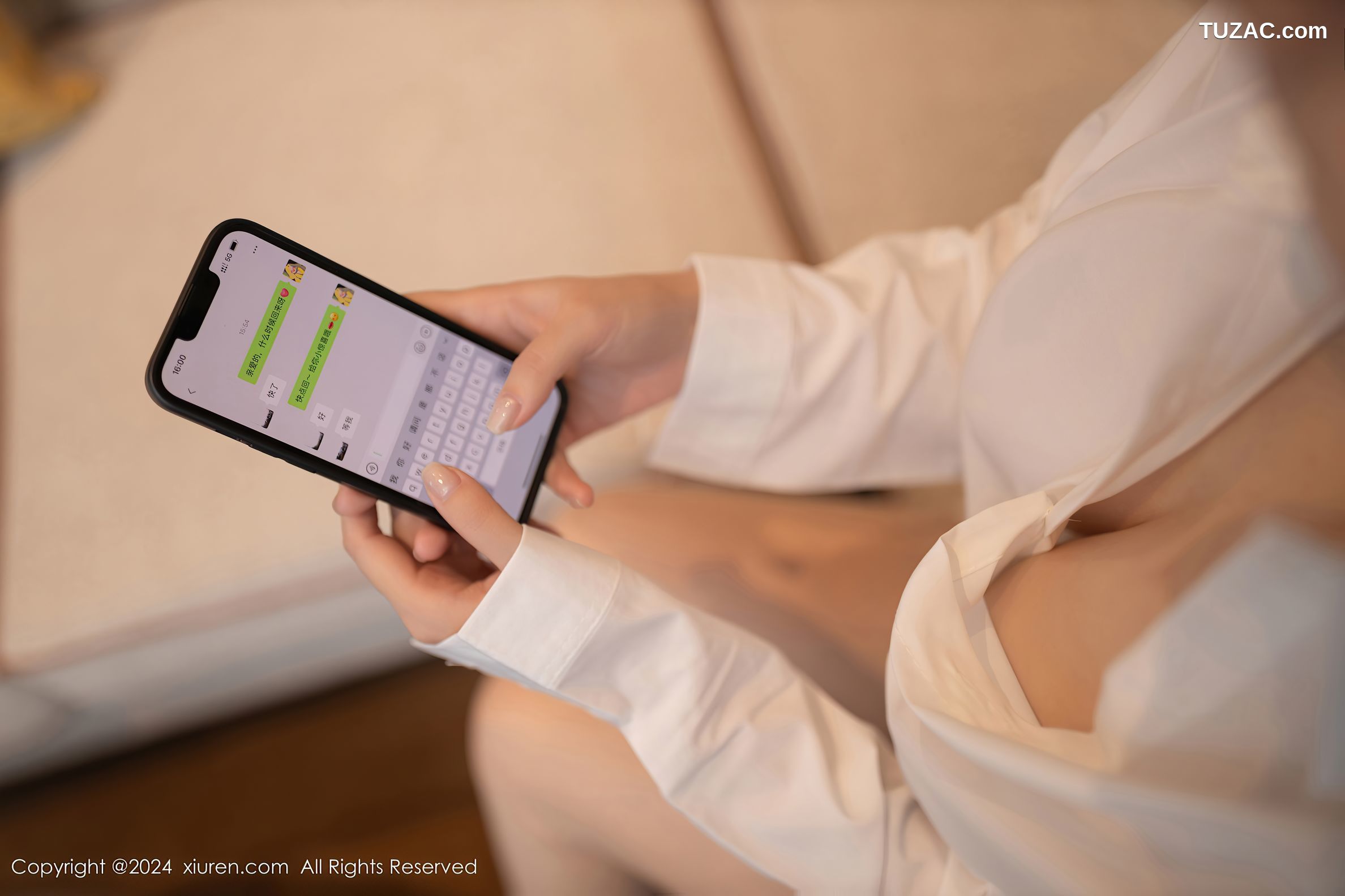 XiuRen秀人网-9362-安然anran-女神白衬衫-2024.10.29