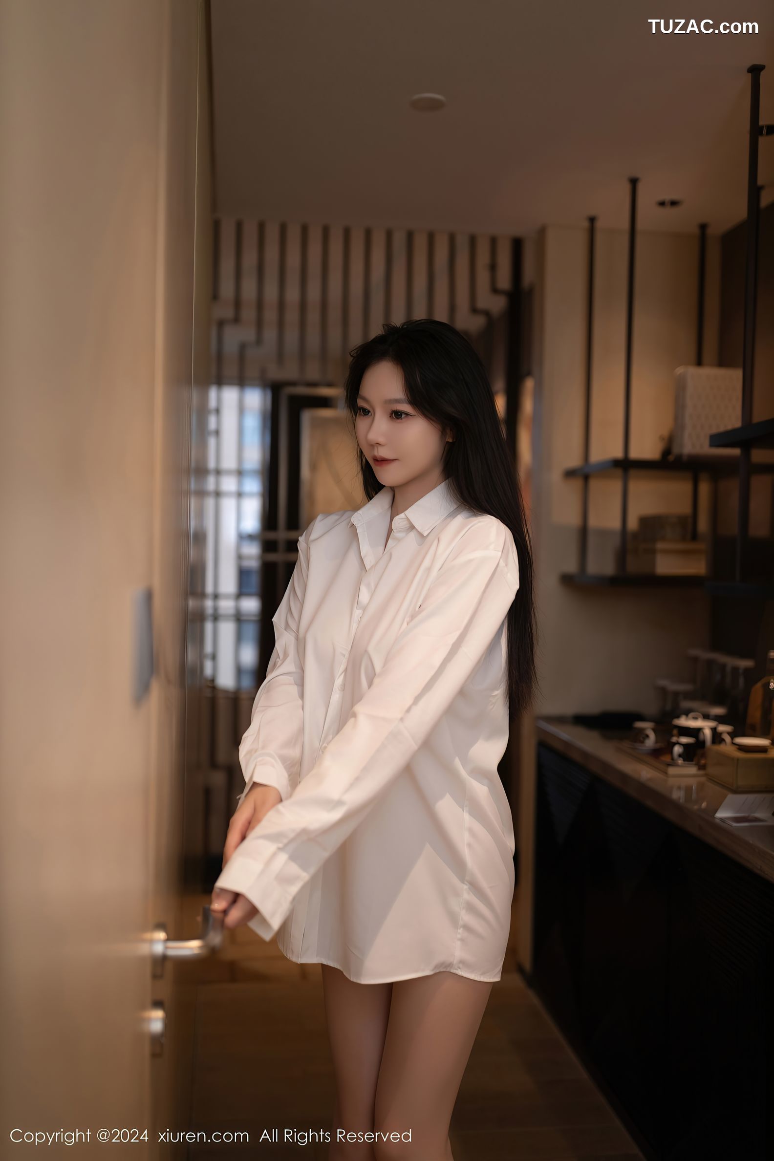 XiuRen秀人网-9362-安然anran-女神白衬衫-2024.10.29