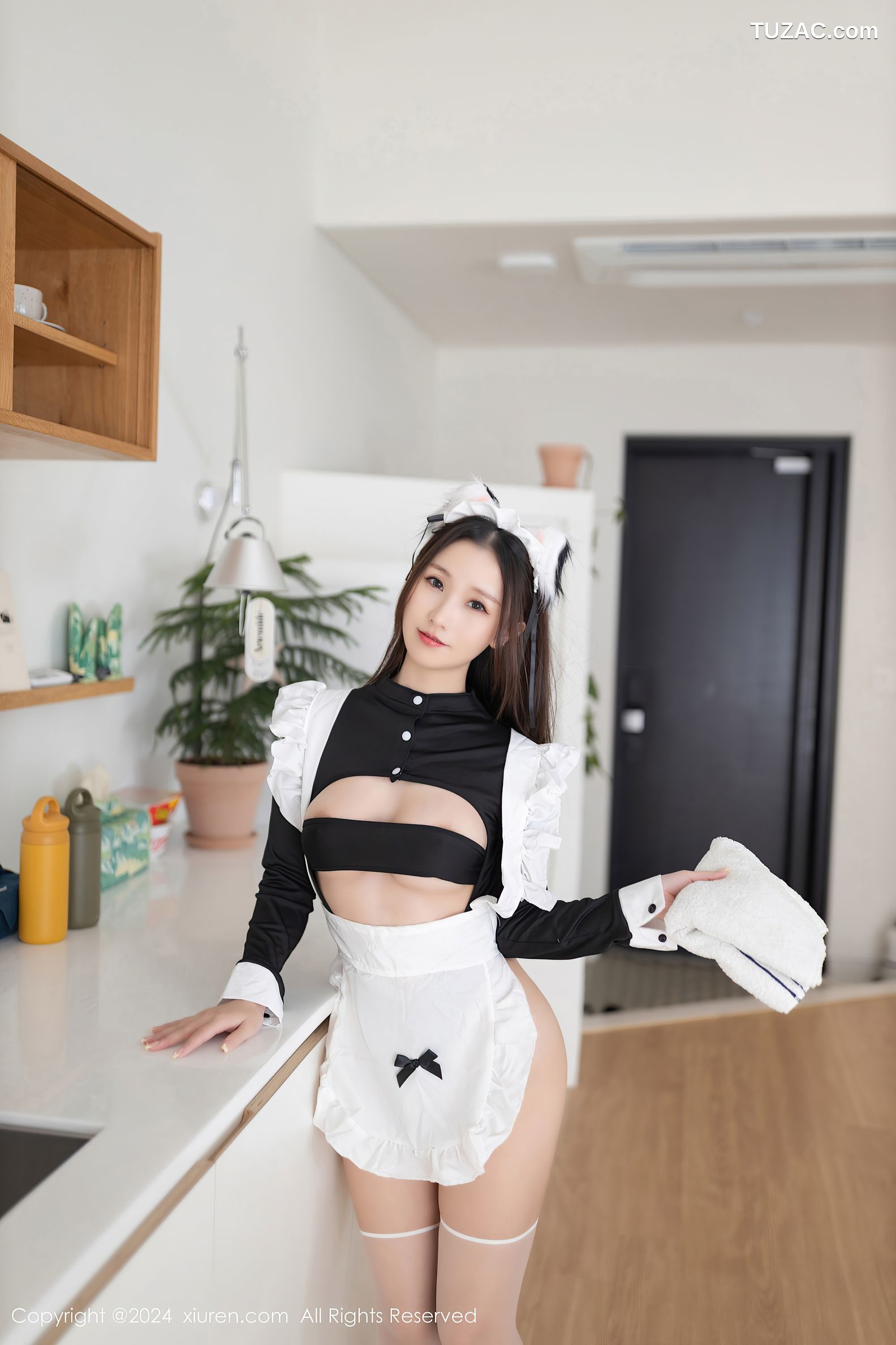 XiuRen秀人网-9369-杏子Yada-玉体美女女仆制服-2024.10.30
