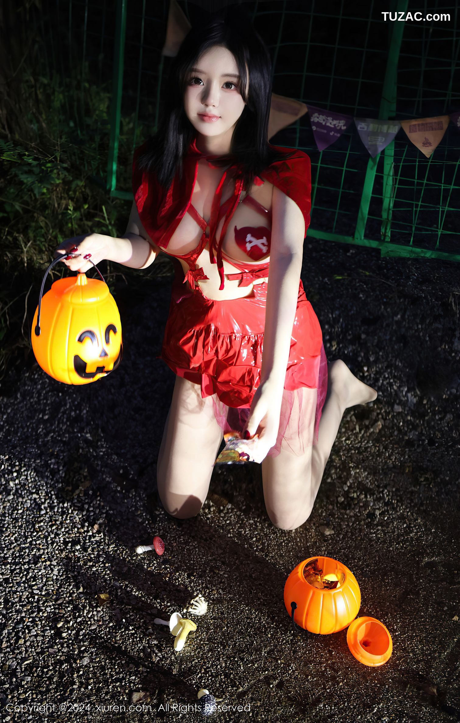 XiuRen秀人网-9376-小薯条nienie-万圣节俏皮cos爆乳-2024.10.31