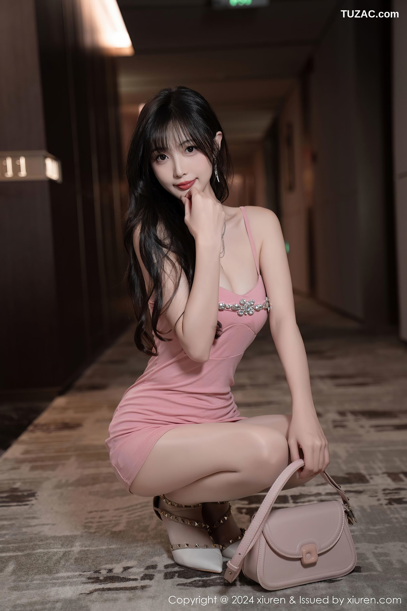 XiuRen秀人网-9380-林星阑-粉嫩礼裙小猫咪-2024.11.01