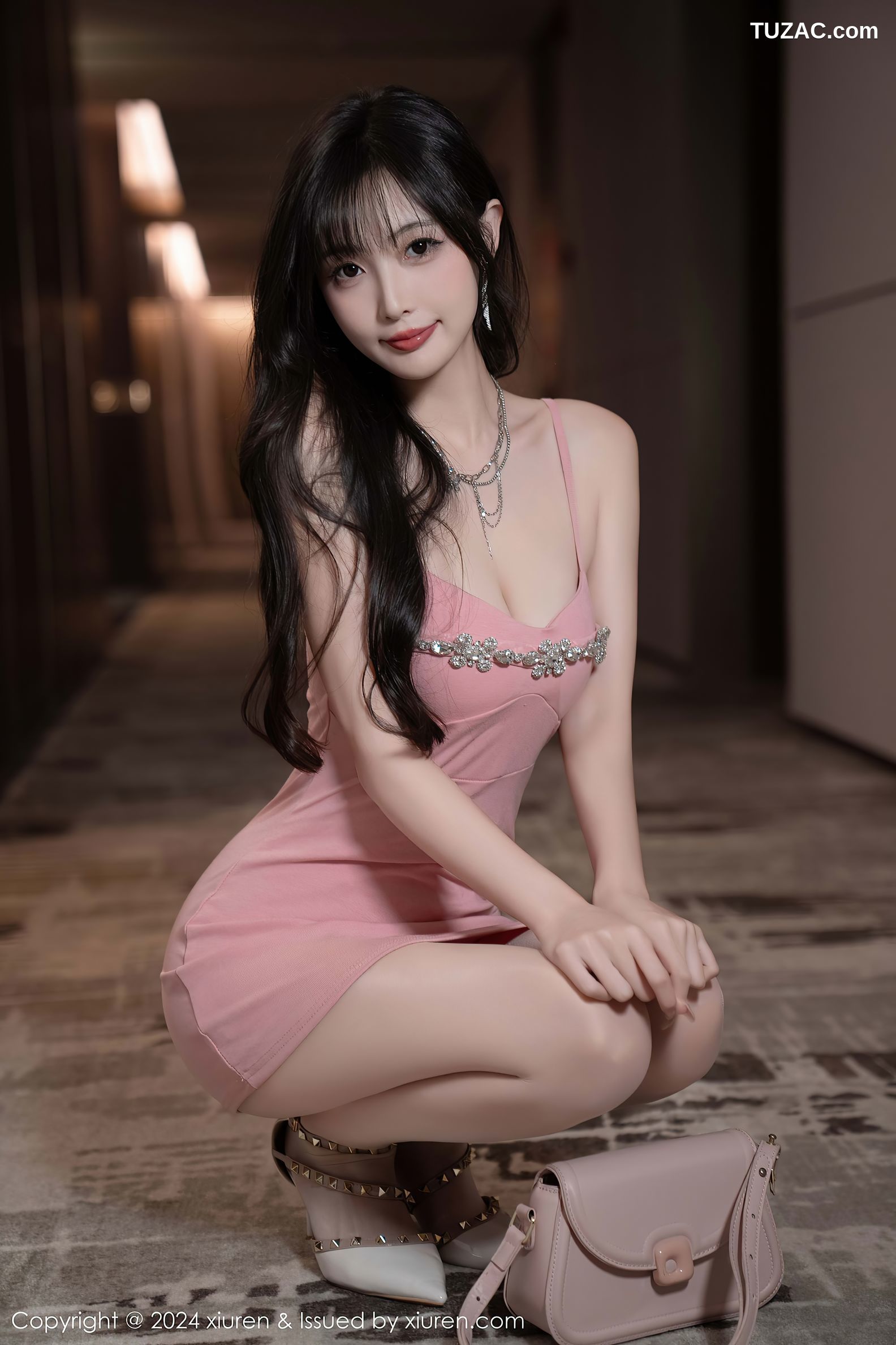 XiuRen秀人网-9380-林星阑-粉嫩礼裙小猫咪-2024.11.01