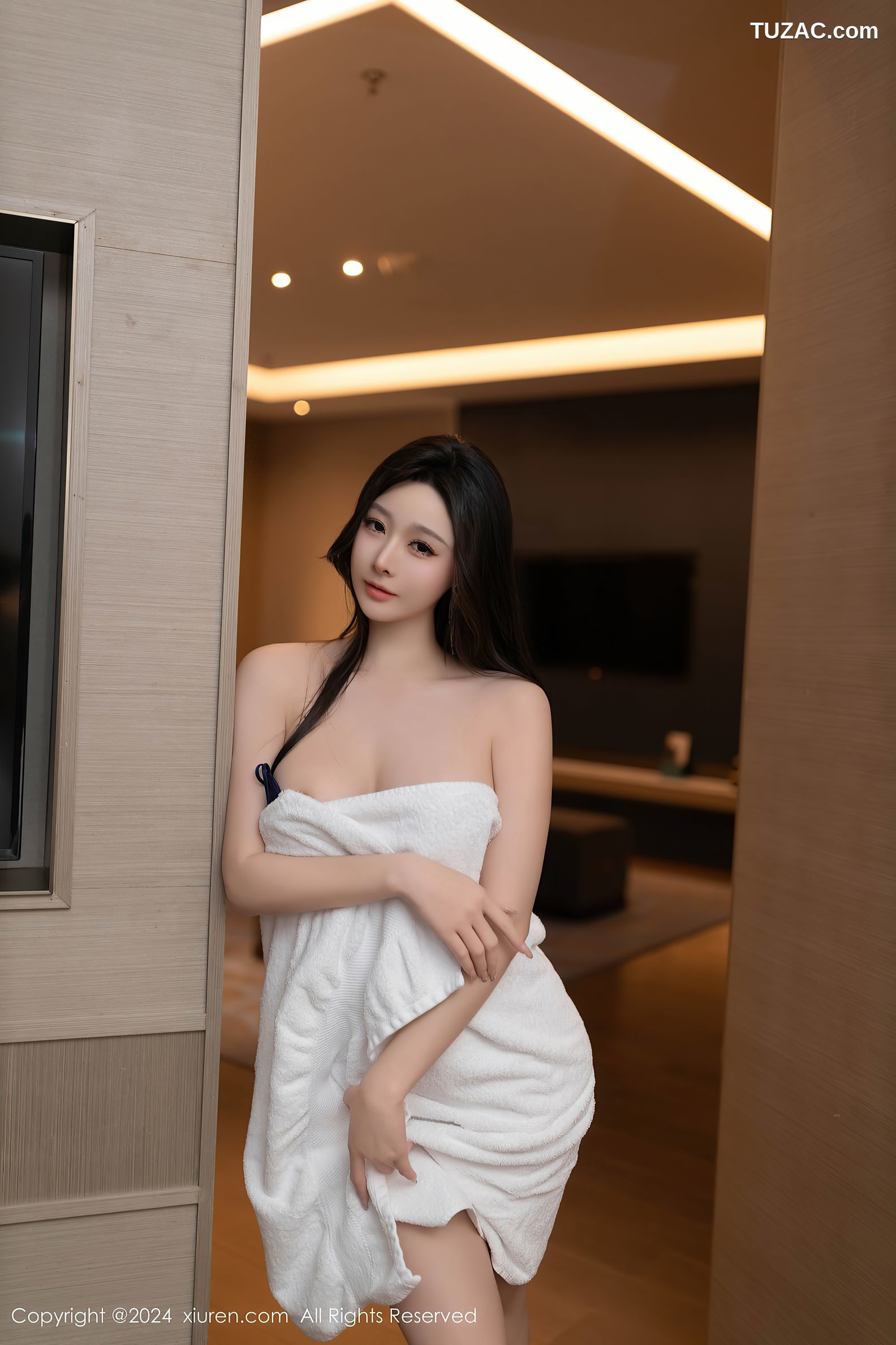 XiuRen秀人网-9386-小逗逗-黑礼服裙黑色内衣玉体诱惑-2024.11.01