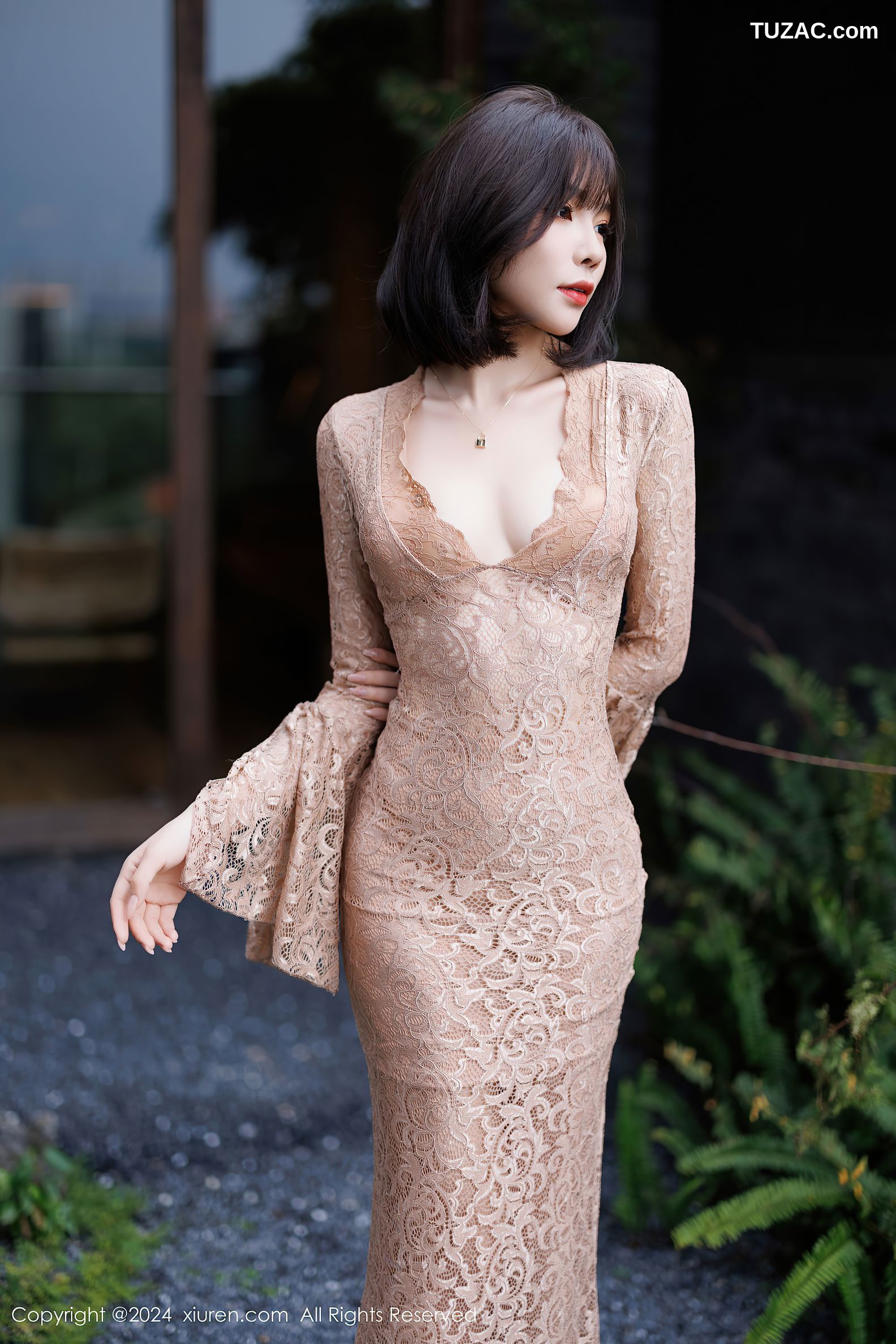 XiuRen秀人网-9412-徐莉芝Booty-翘臀肉色紧身裙肉色内衣-2024.11.07