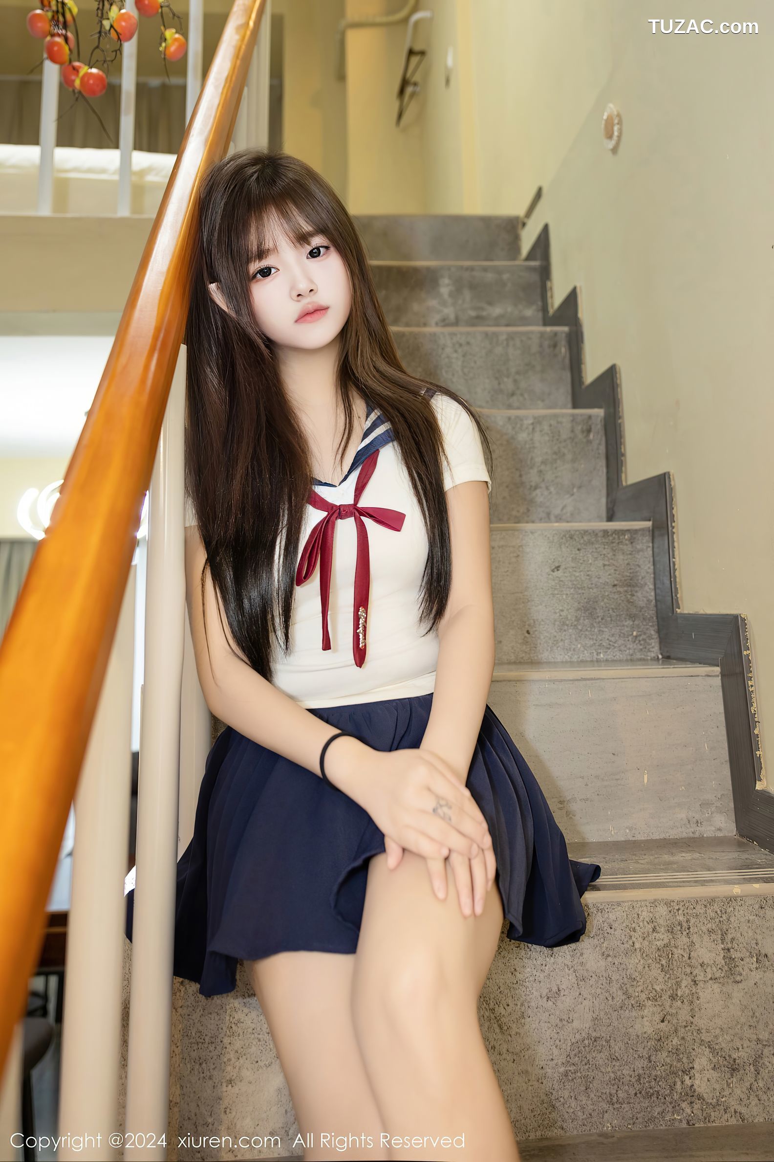 XiuRen秀人网-9514-叶初雪-清纯萝莉情趣水手服短裙爆乳-2024.11.28