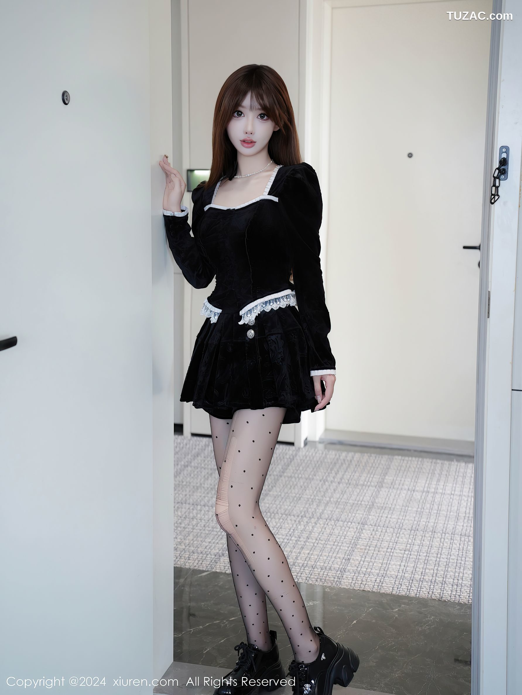 XiuRen秀人网-9522-李金金-黑裙黑内衣黑丝-2024.11.29