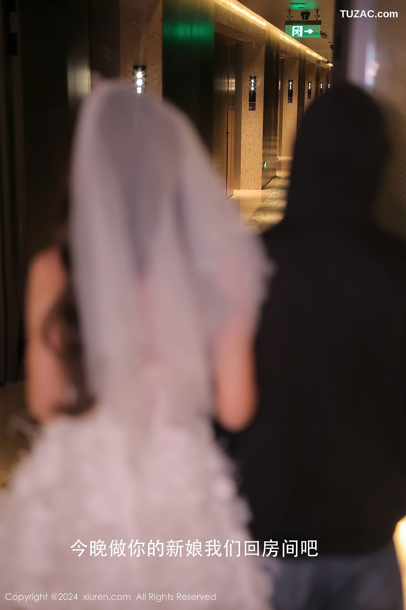 XiuRen秀人网-9601-桃妖夭-白色婚纱剧情爆乳-2024.12.13