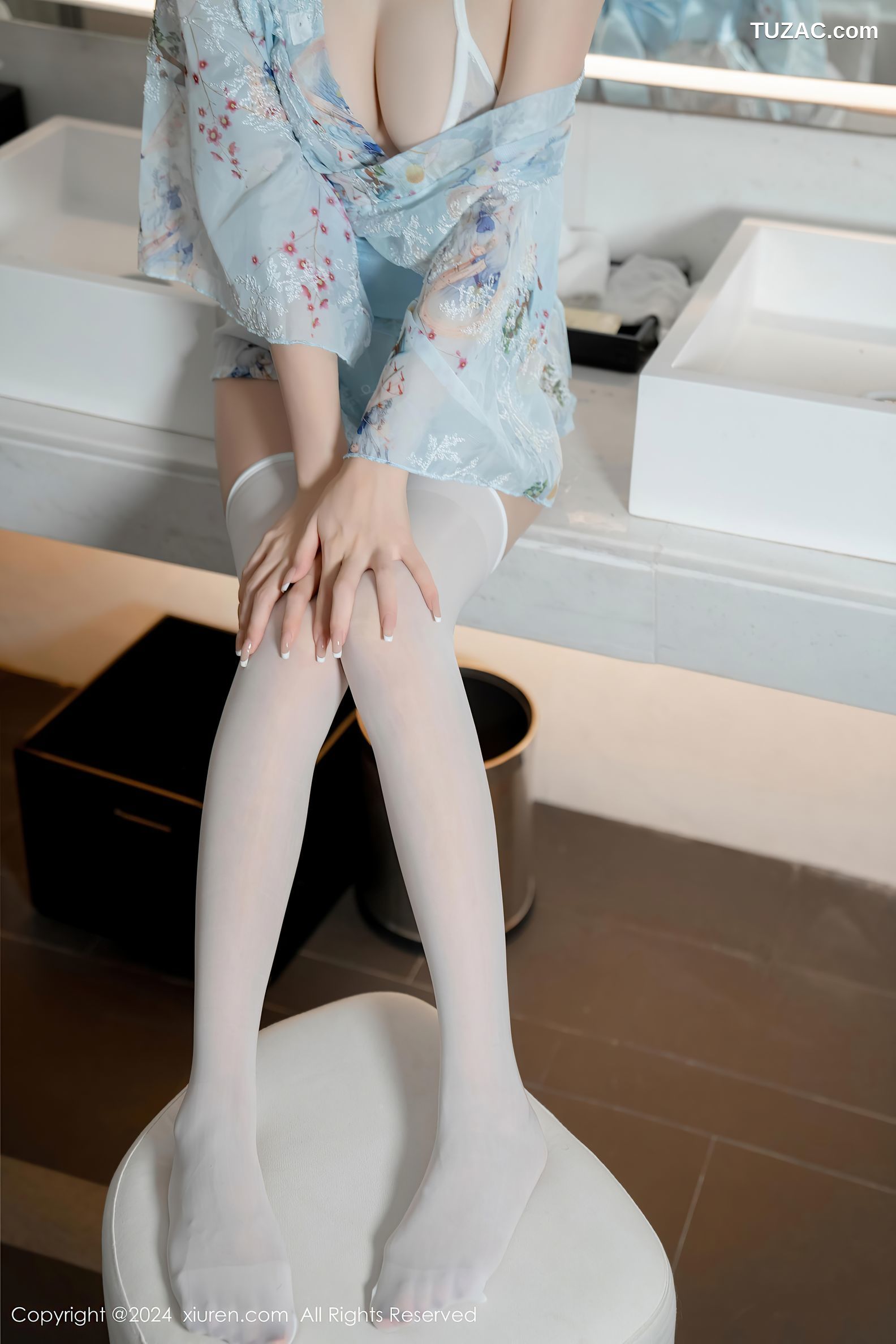 XiuRen秀人网-9632-林星阑-浴缸白丝睡衣-2024.12.20