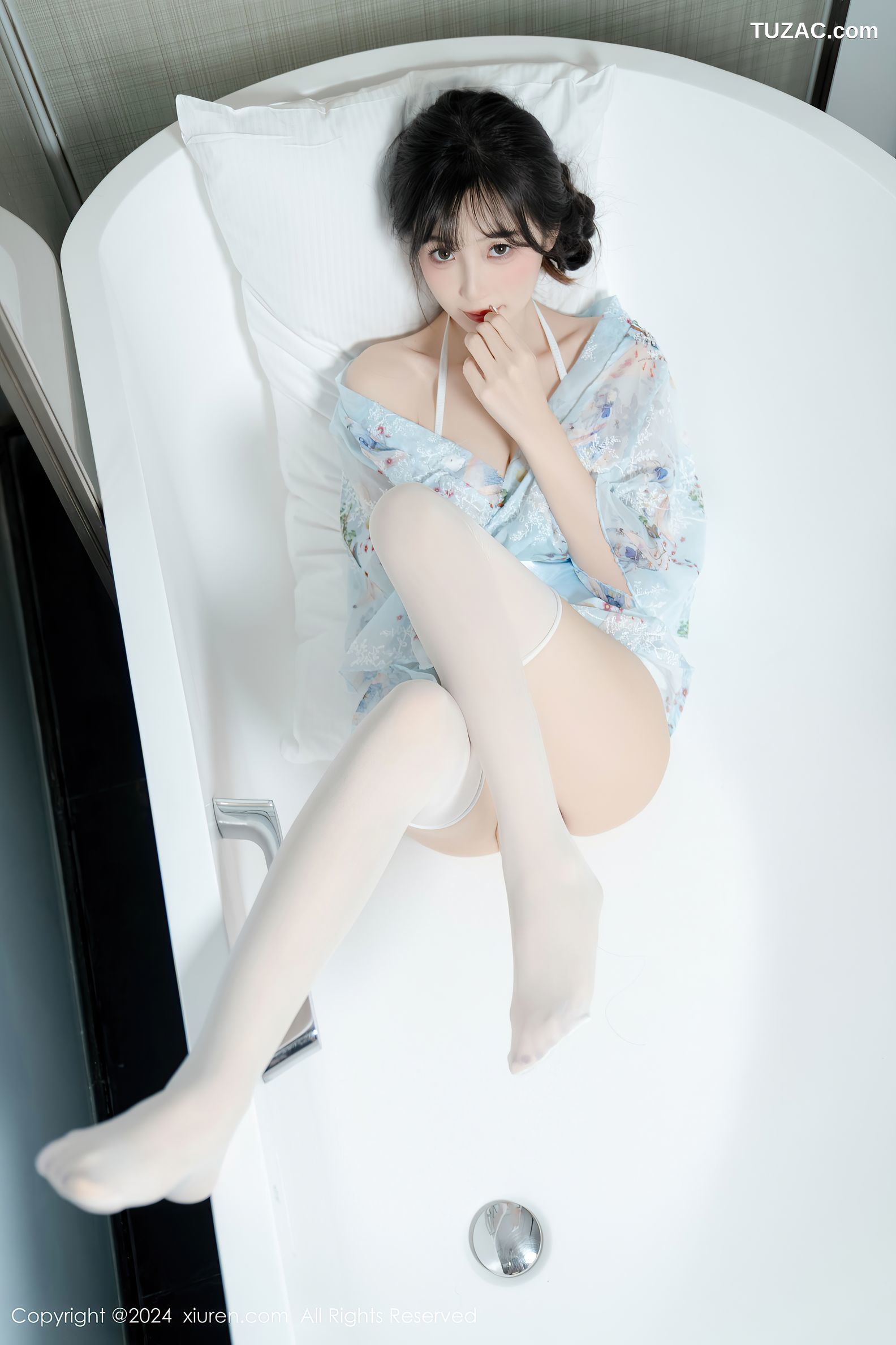XiuRen秀人网-9632-林星阑-浴缸白丝睡衣-2024.12.20