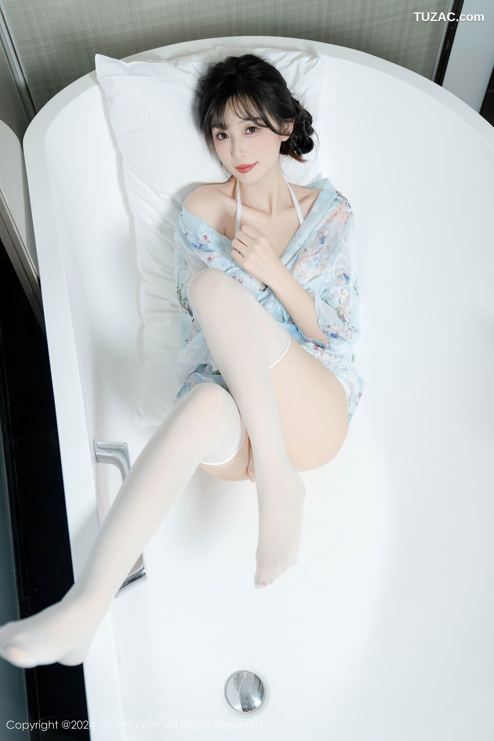 XiuRen秀人网-9632-林星阑-浴缸白丝睡衣-2024.12.20