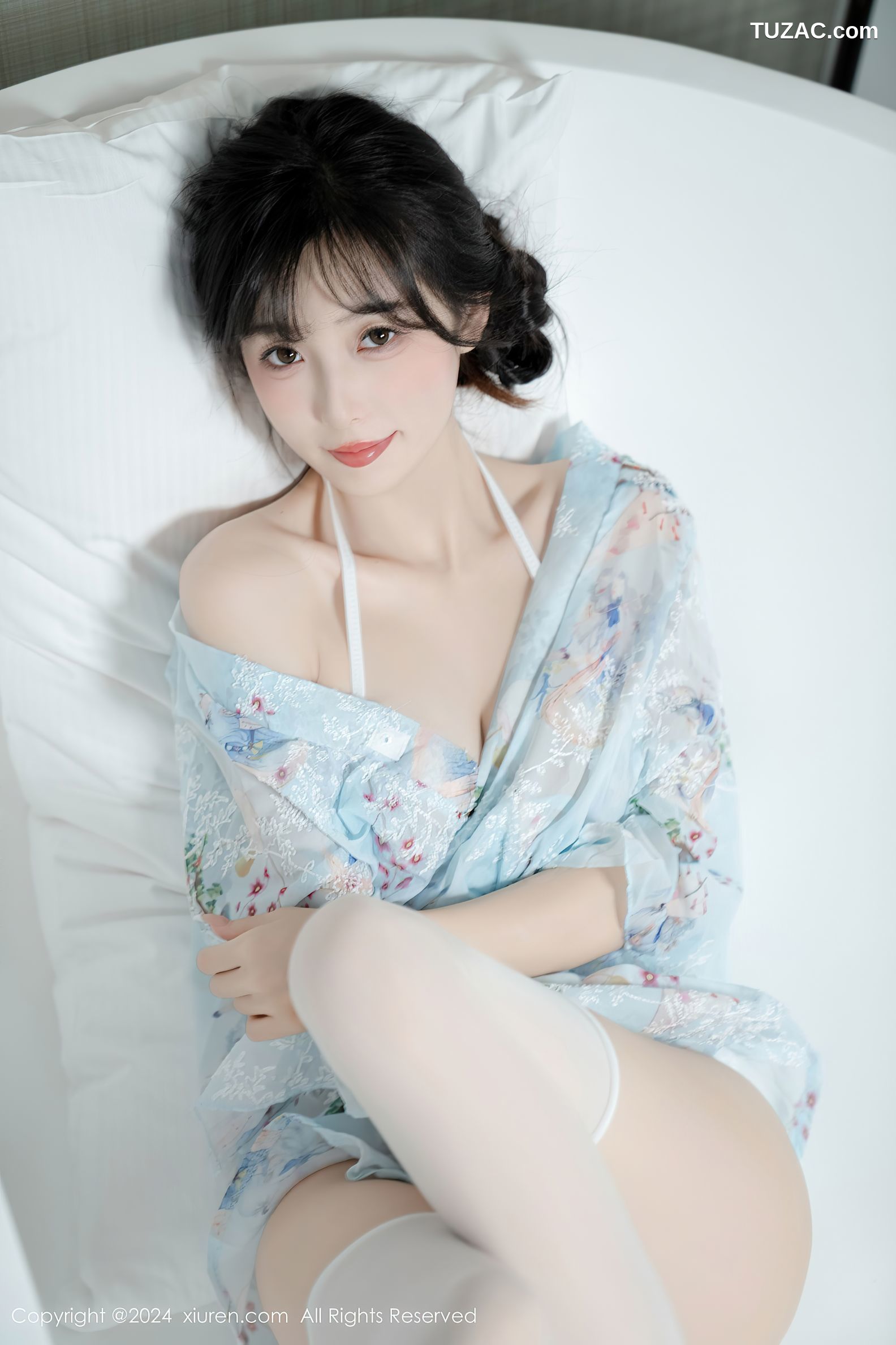 XiuRen秀人网-9632-林星阑-浴缸白丝睡衣-2024.12.20