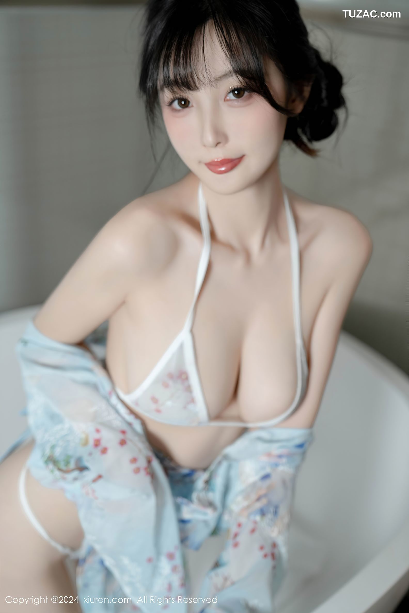 XiuRen秀人网-9632-林星阑-浴缸白丝睡衣-2024.12.20