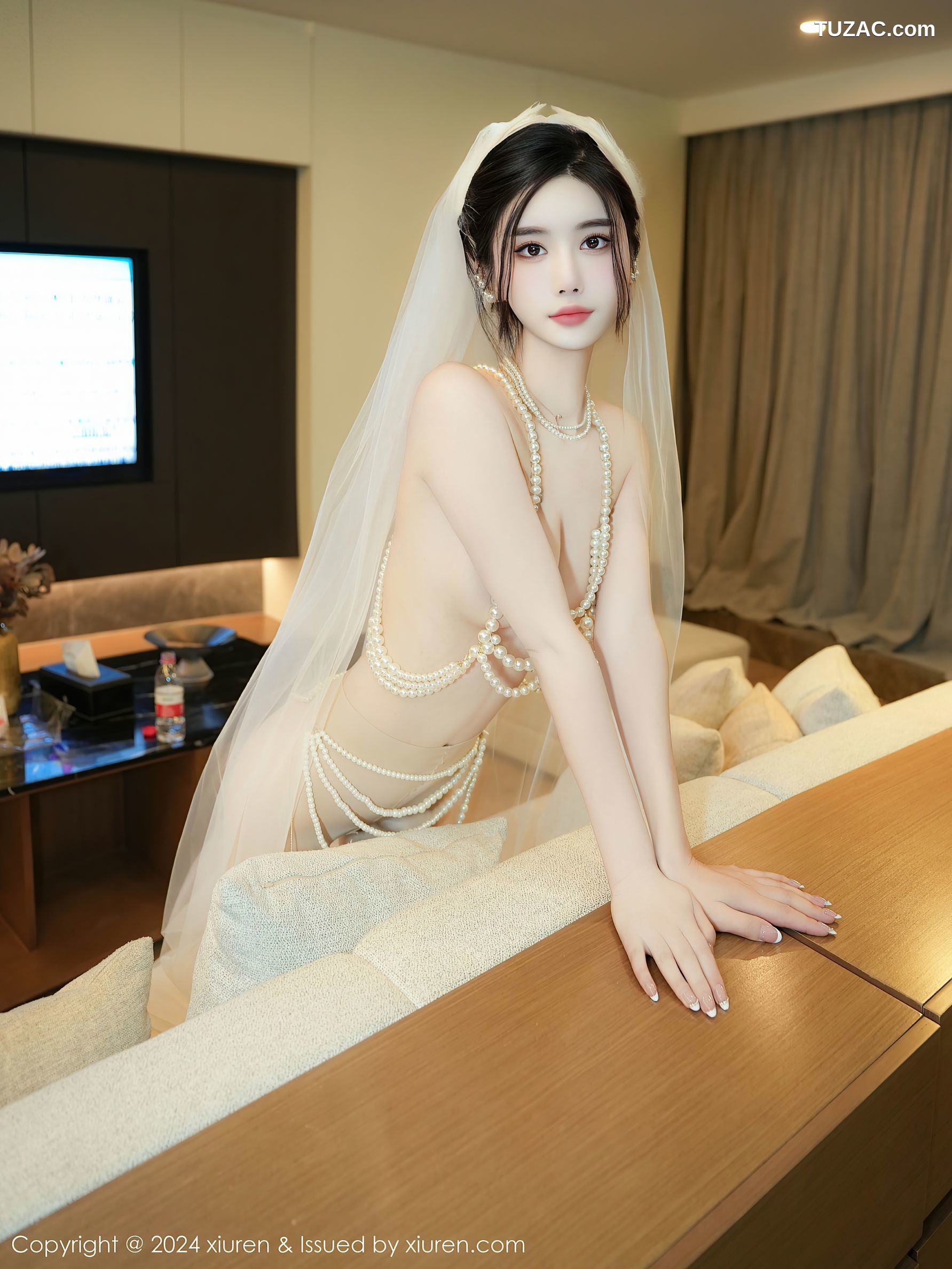 XiuRen秀人网-9674-Erikaki-情趣轻透白纱爆乳-2024.12.27