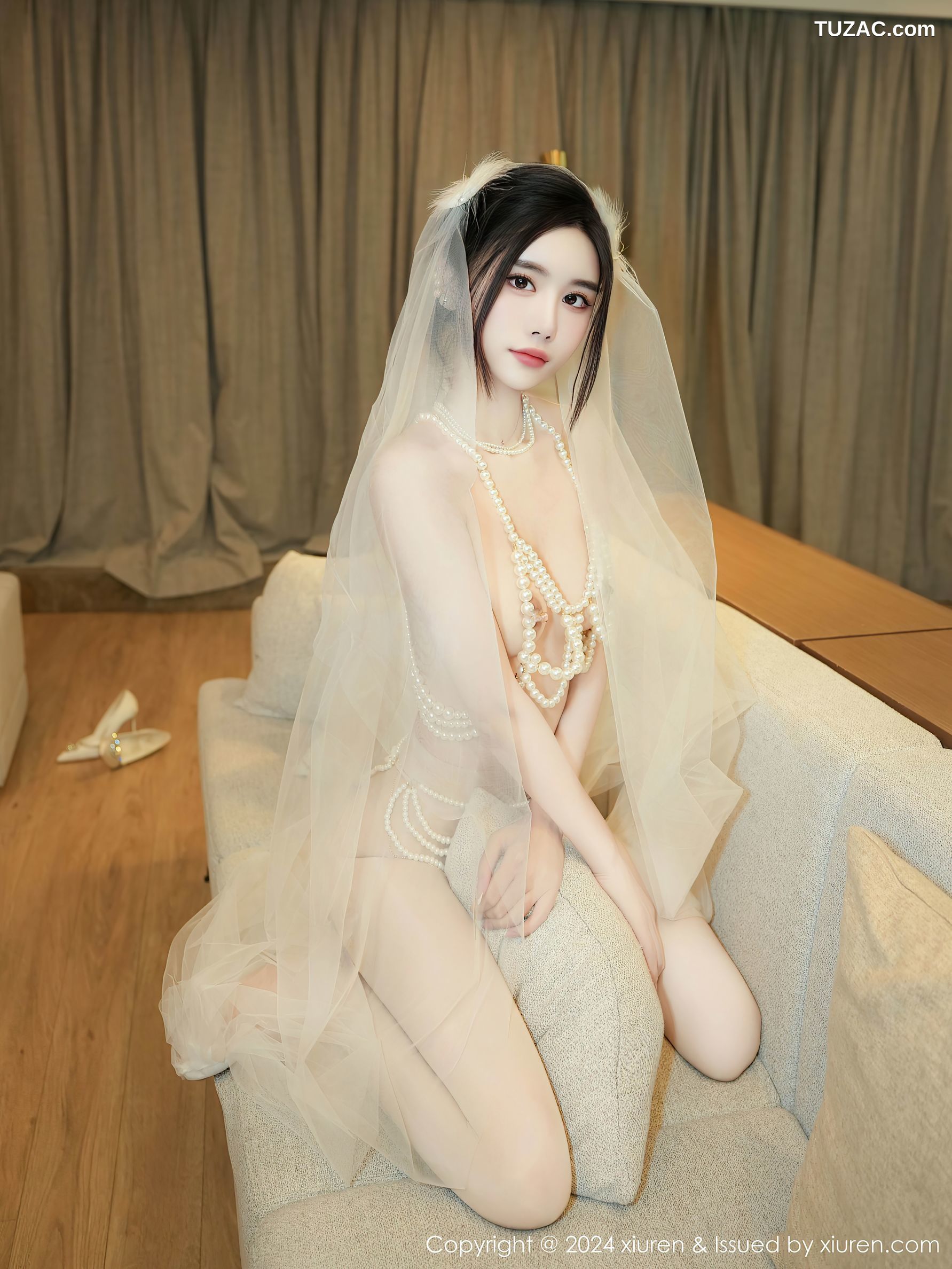 XiuRen秀人网-9674-Erikaki-情趣轻透白纱爆乳-2024.12.27