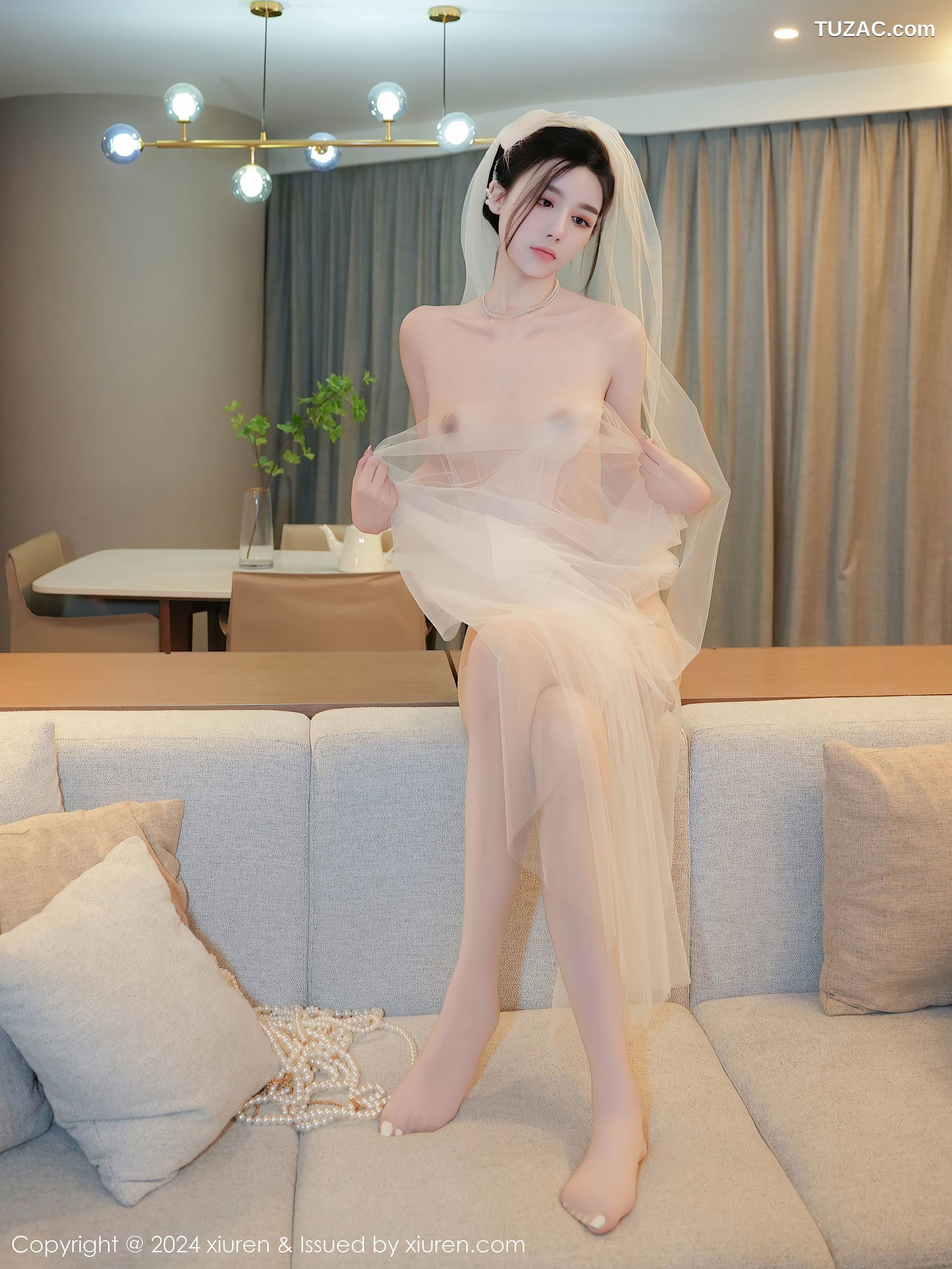 XiuRen秀人网-9674-Erikaki-情趣轻透白纱爆乳-2024.12.27