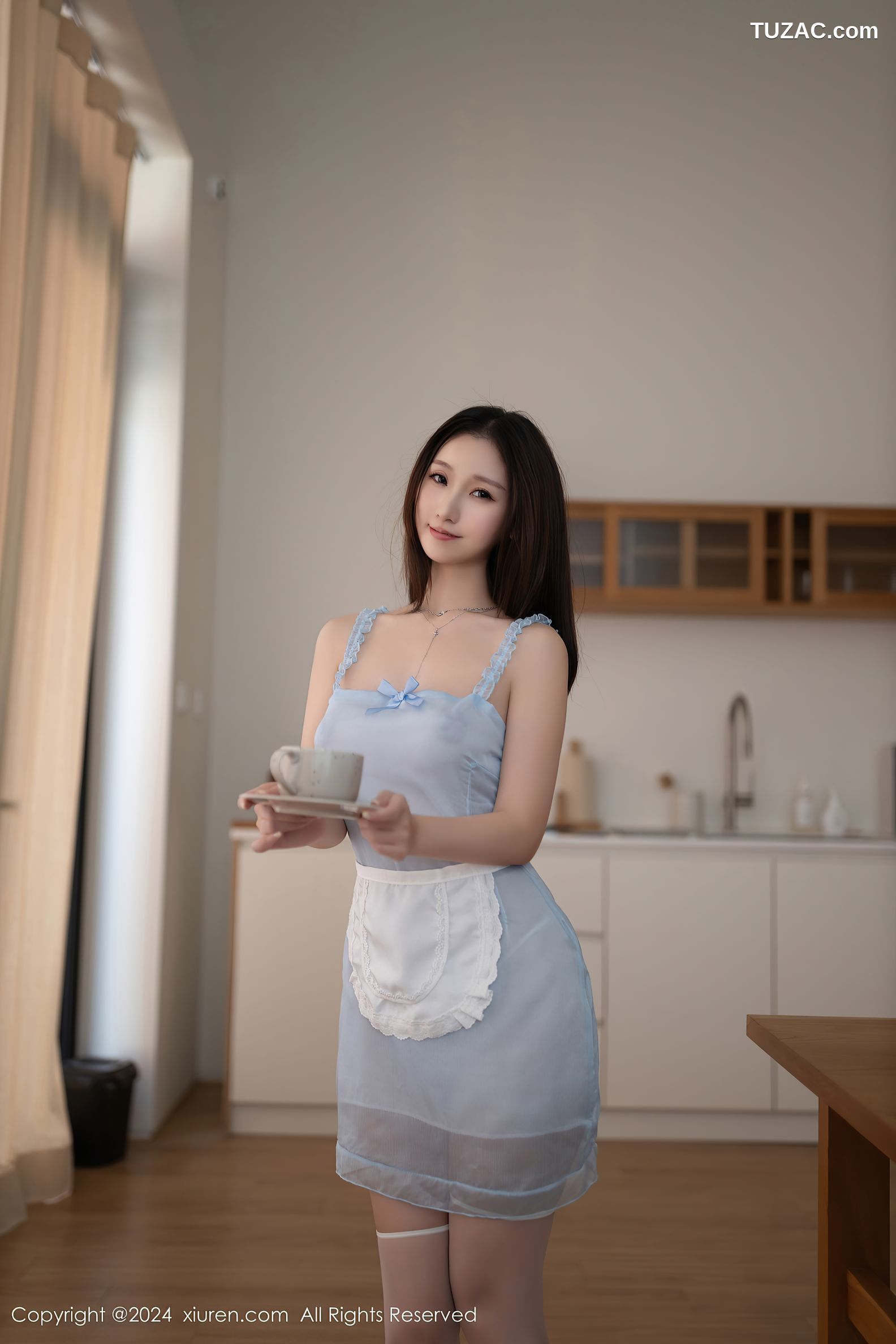 XiuRen秀人网-9676-鱼子酱Fish-杏子Yada-姐妹花人妻睡裙-2024.12.27