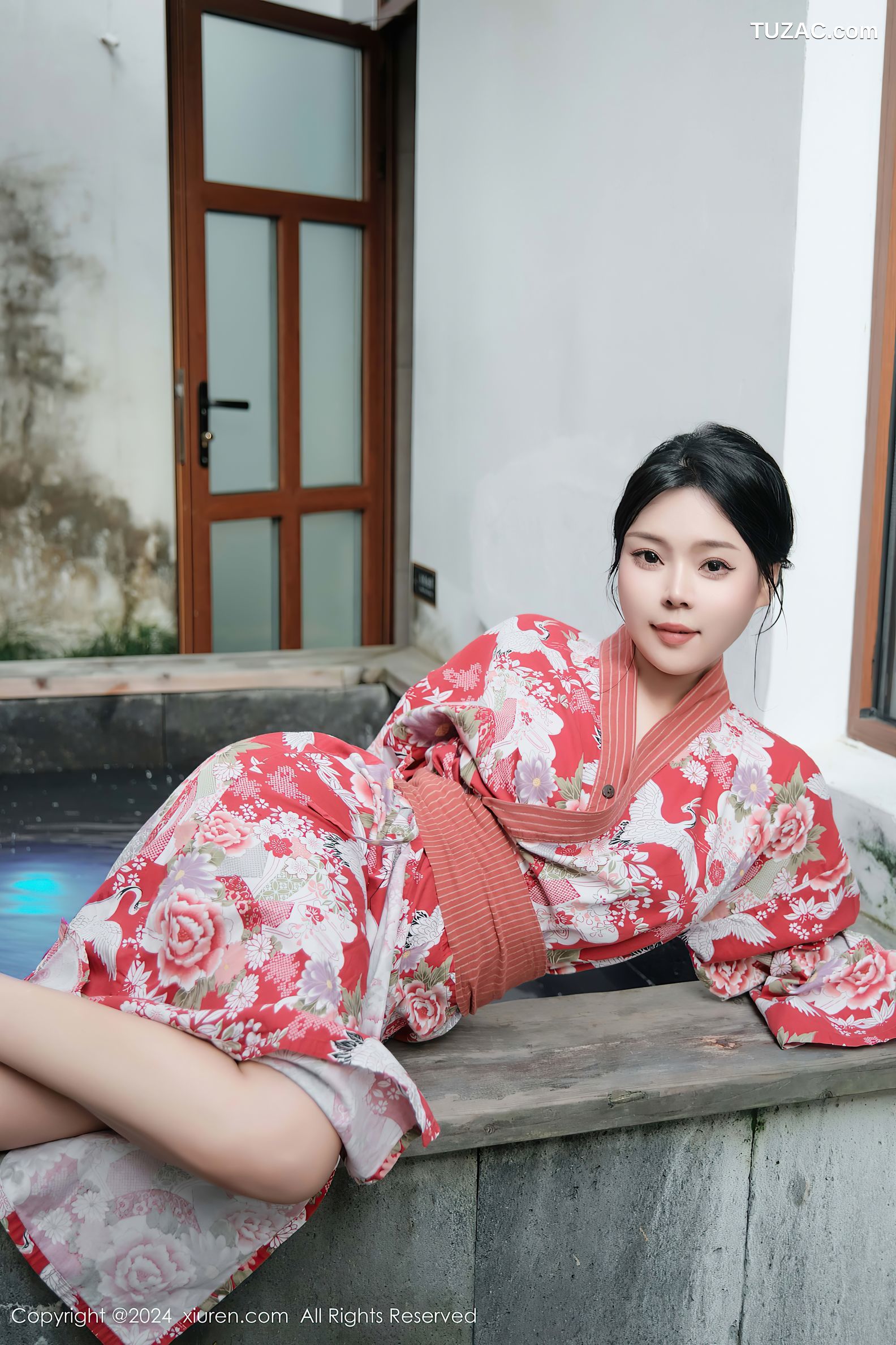 XiuRen秀人网-9687-麦田-和服真空温泉湿身爆乳-2024.12.31