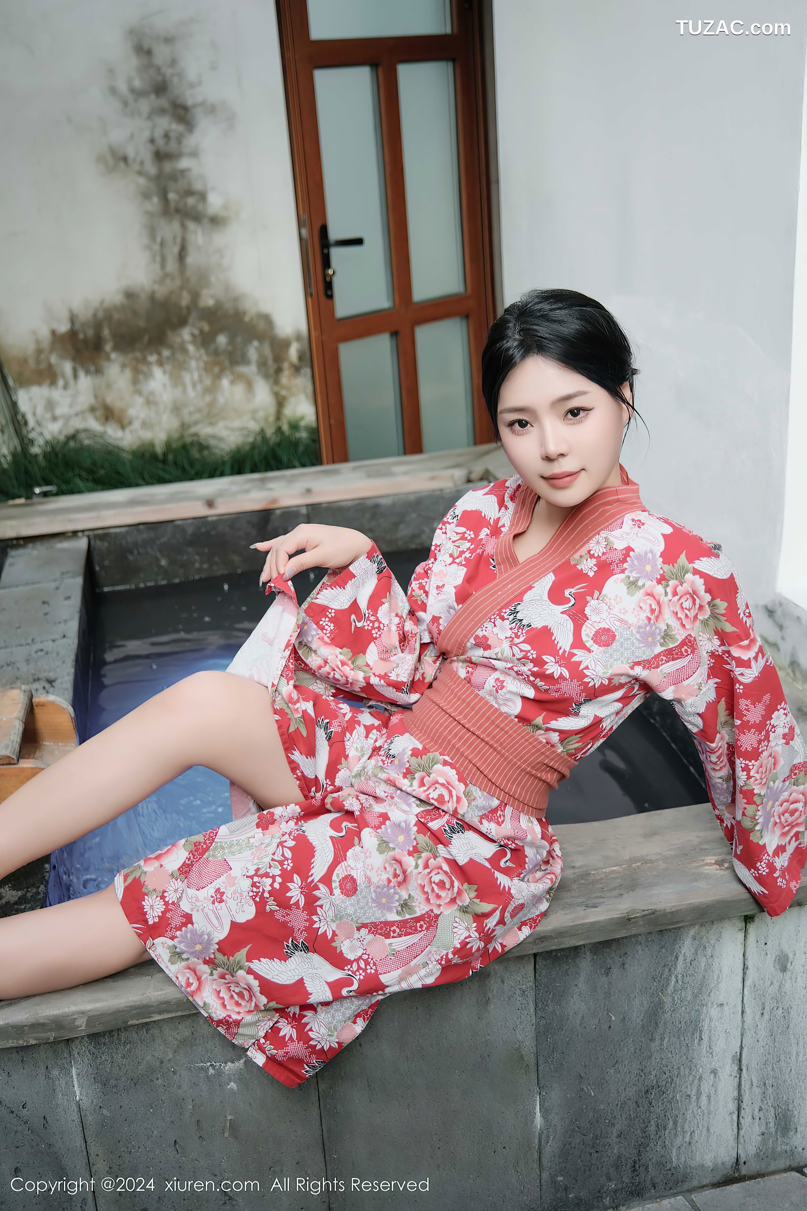 XiuRen秀人网-9687-麦田-和服真空温泉湿身爆乳-2024.12.31