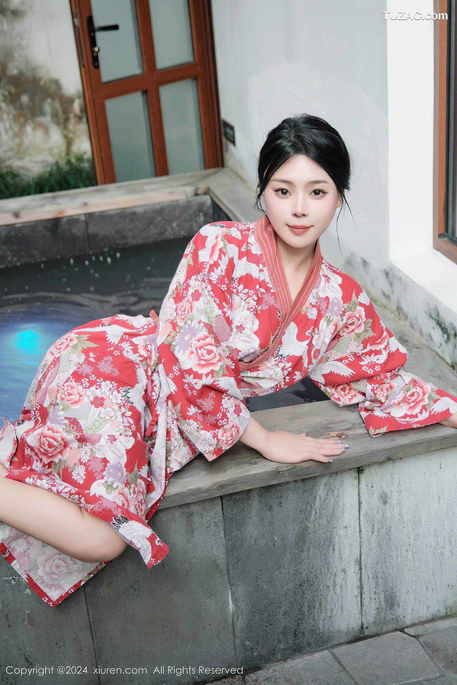 XiuRen秀人网-9687-麦田-和服真空温泉湿身爆乳-2024.12.31