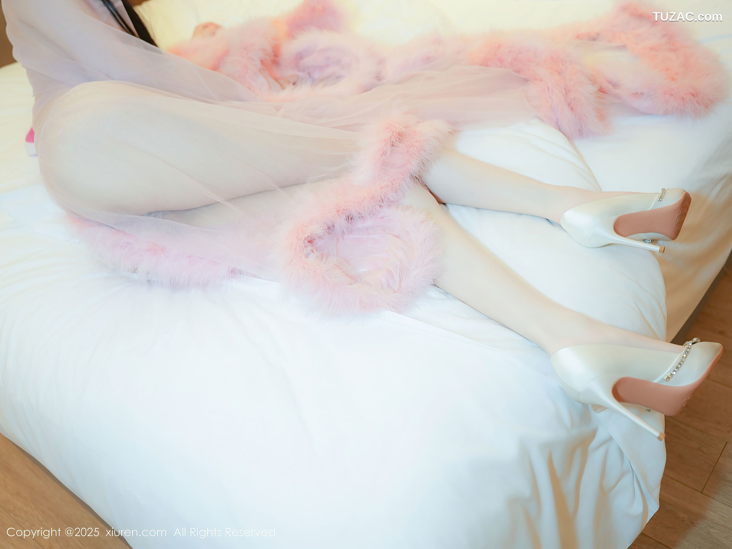 XiuRen秀人网-9705-Erikaki-粉色纱裙长腿美女-2025.01.03