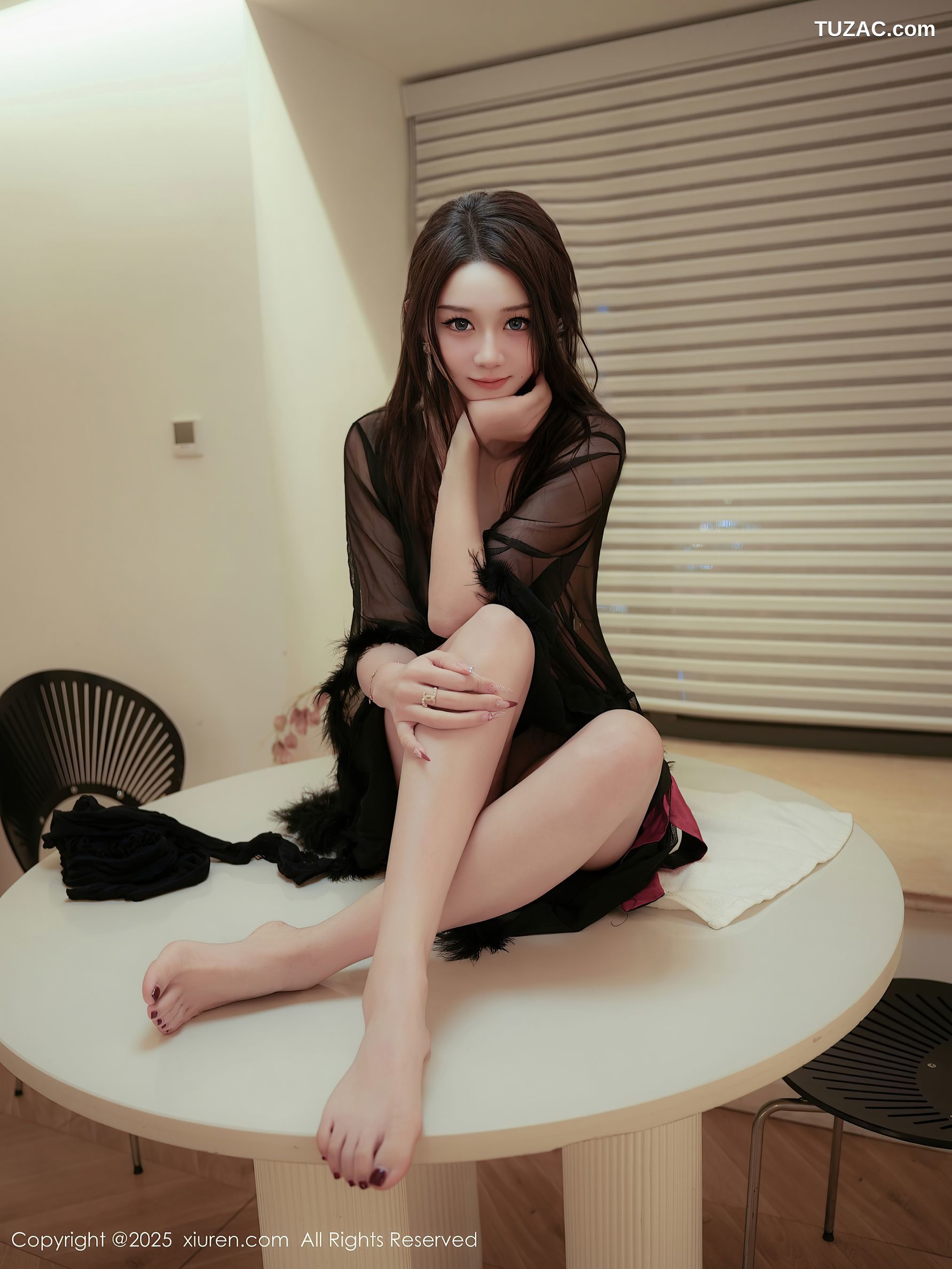 XiuRen秀人网-9718-星星baby-黑纱裙翘臀爆乳美女-2025.01.07