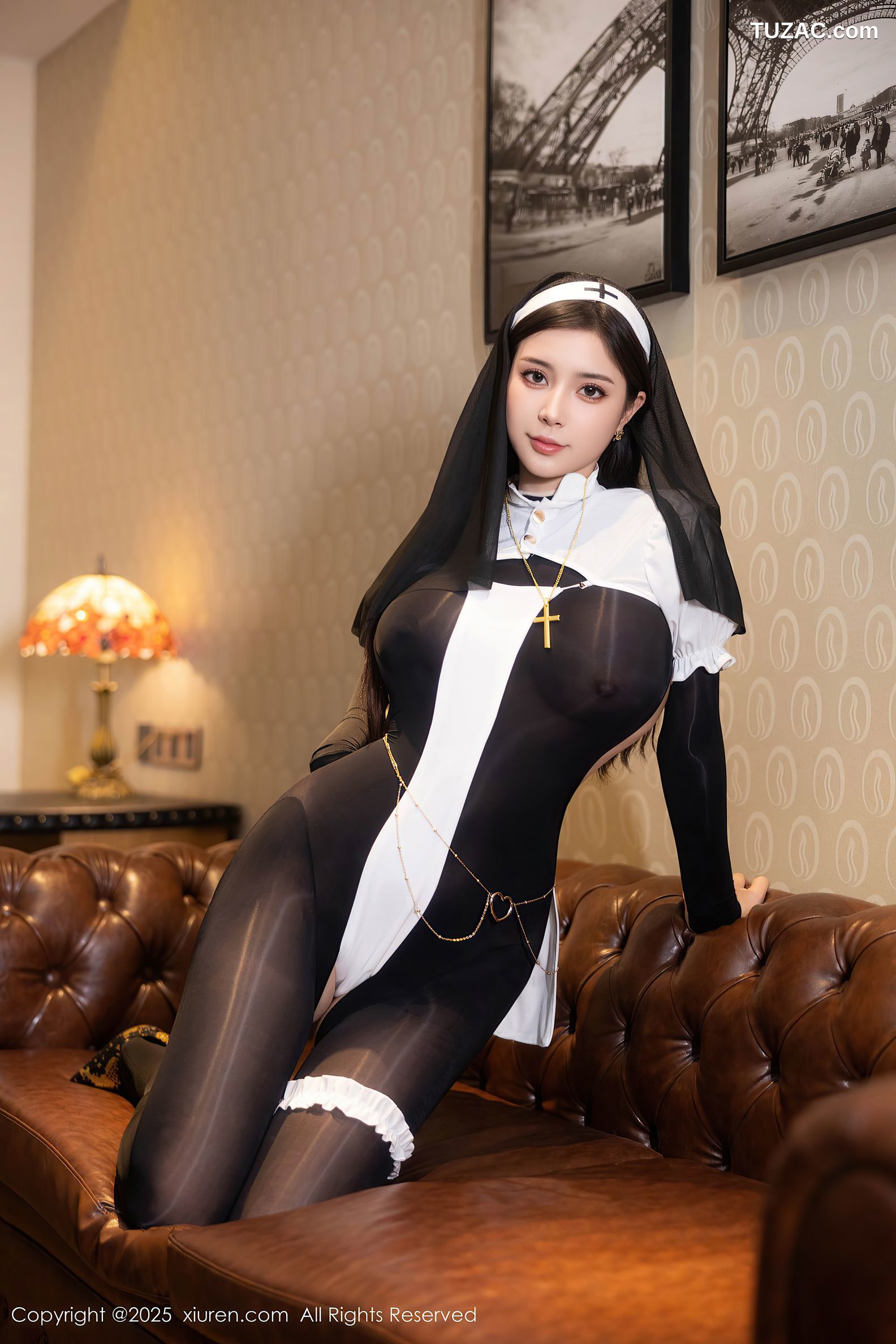 XiuRen秀人网-9723-小蛮妖Yummy-情趣修女服肛塞泡泡浴湿身-2025.01.07