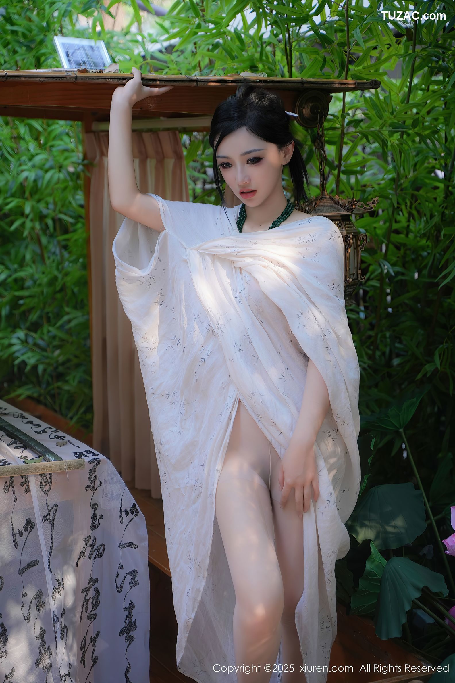 XiuRen秀人网-9730-妙可可Cheese-户外凉亭古风白纱爆乳-2025.01.09