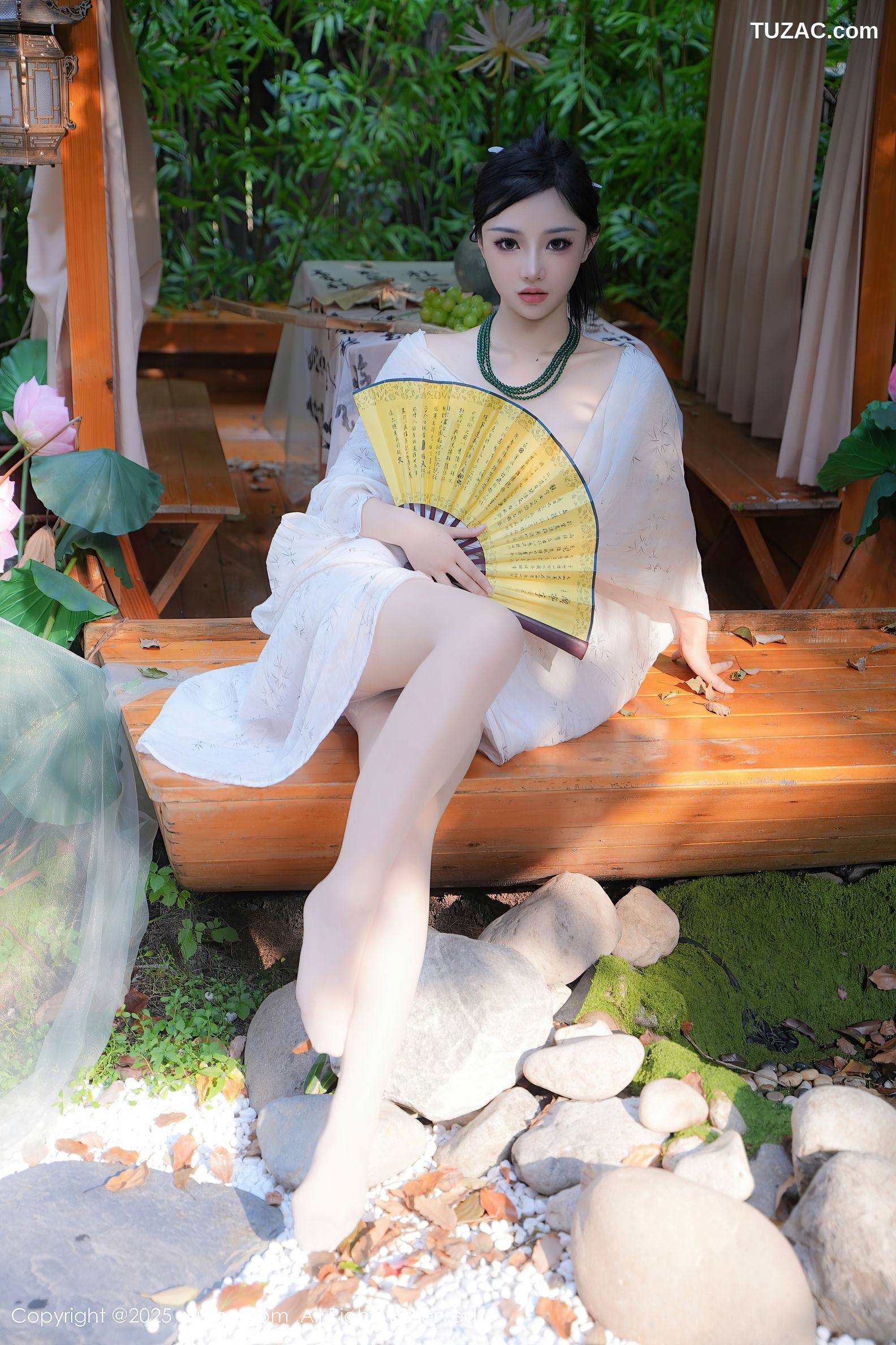 XiuRen秀人网-9730-妙可可Cheese-户外凉亭古风白纱爆乳-2025.01.09