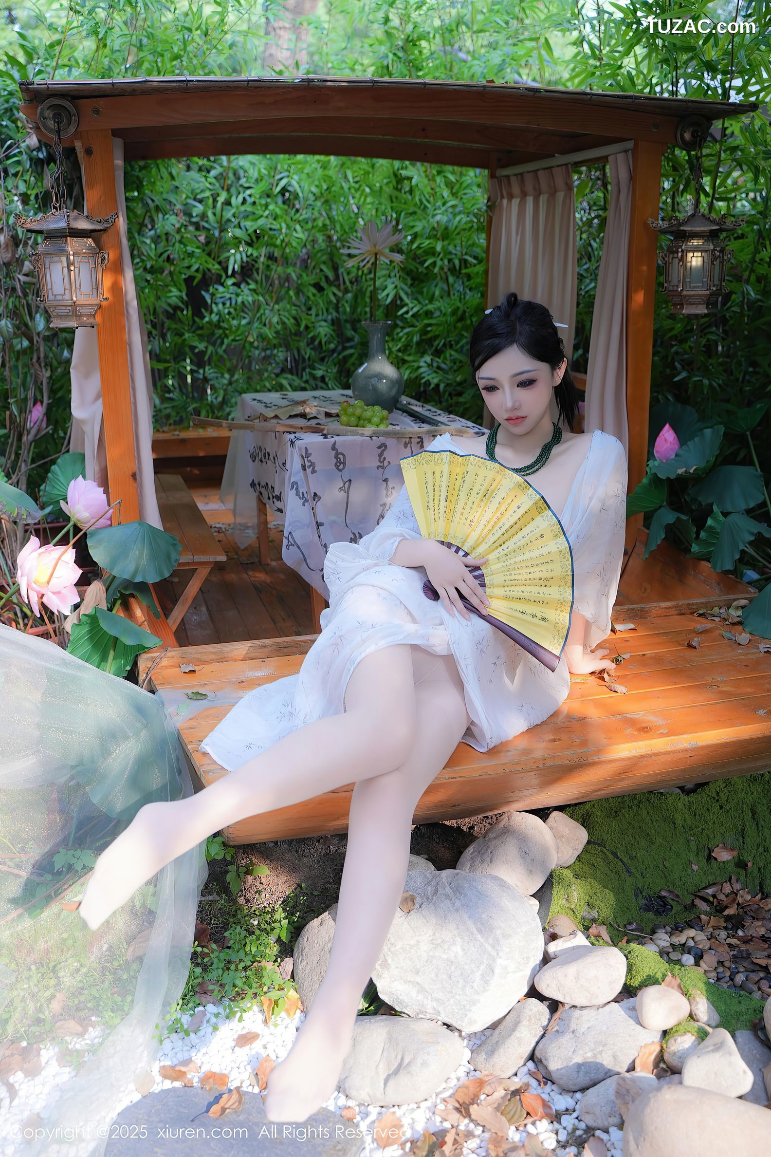 XiuRen秀人网-9730-妙可可Cheese-户外凉亭古风白纱爆乳-2025.01.09