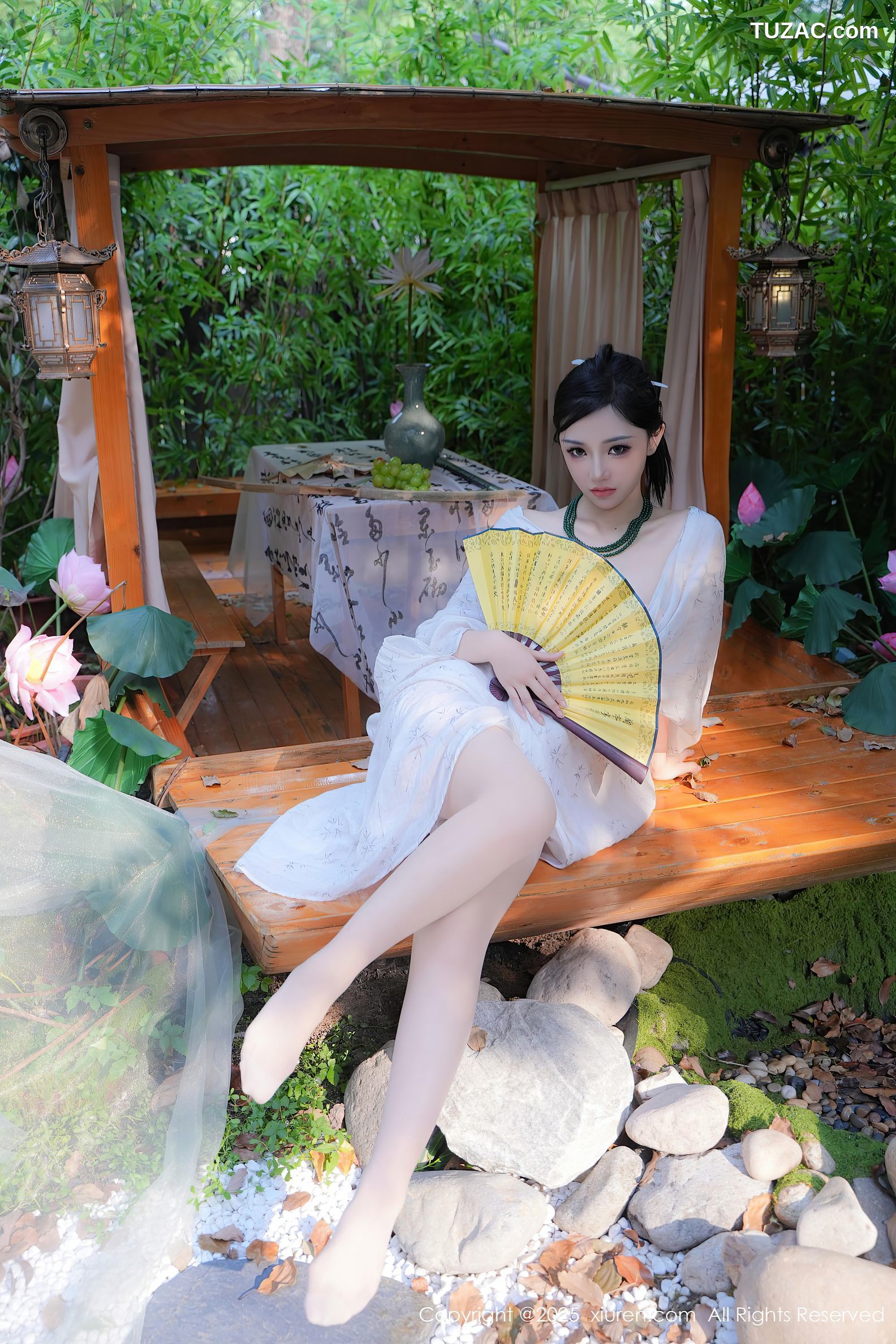 XiuRen秀人网-9730-妙可可Cheese-户外凉亭古风白纱爆乳-2025.01.09