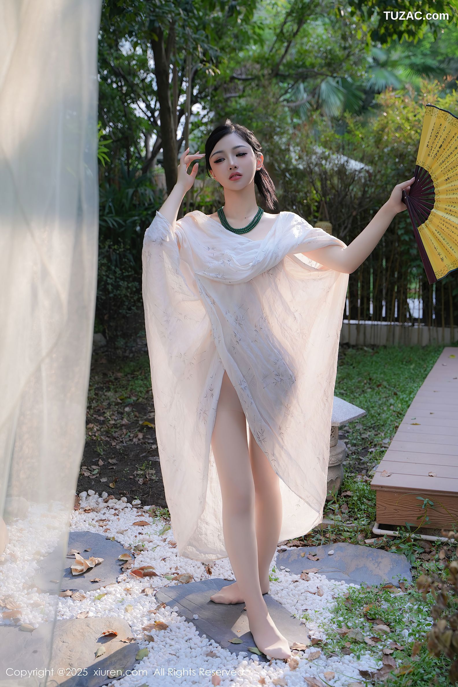 XiuRen秀人网-9730-妙可可Cheese-户外凉亭古风白纱爆乳-2025.01.09