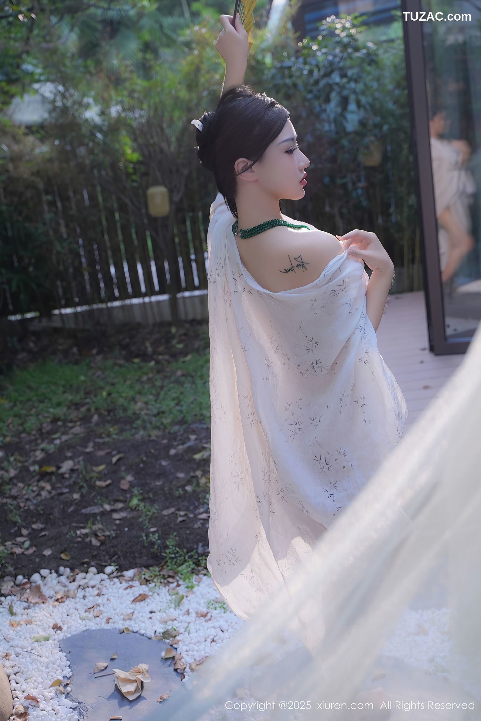XiuRen秀人网-9730-妙可可Cheese-户外凉亭古风白纱爆乳-2025.01.09
