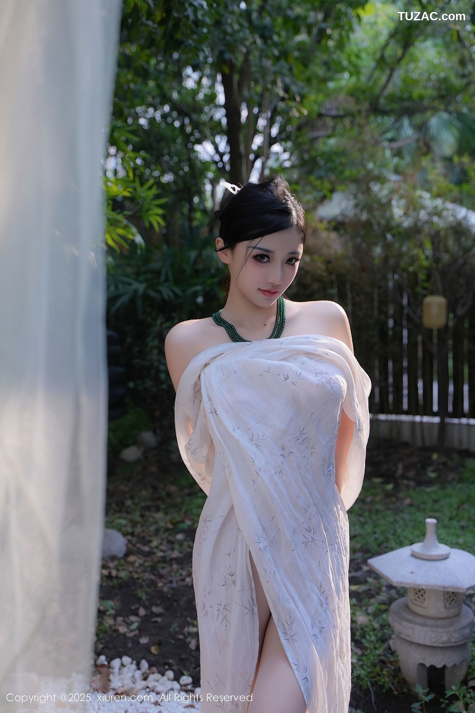 XiuRen秀人网-9730-妙可可Cheese-户外凉亭古风白纱爆乳-2025.01.09