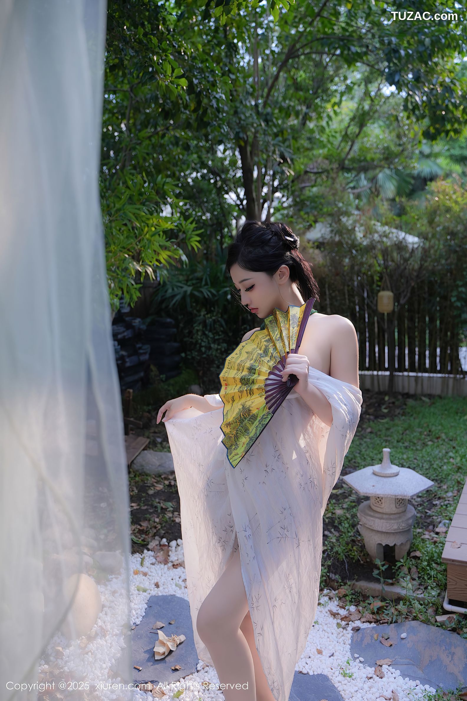 XiuRen秀人网-9730-妙可可Cheese-户外凉亭古风白纱爆乳-2025.01.09
