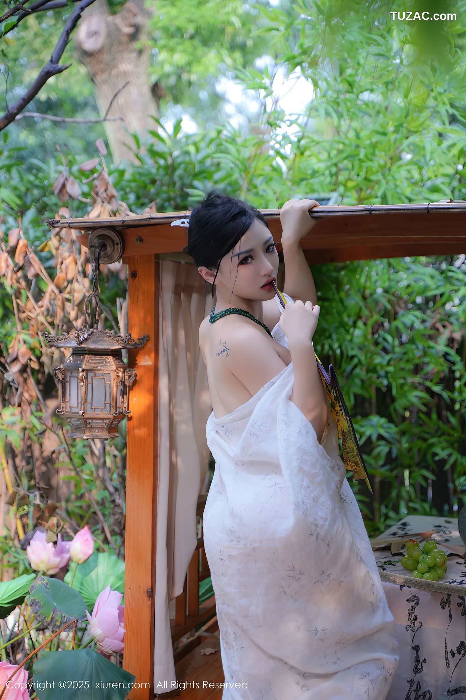 XiuRen秀人网-9730-妙可可Cheese-户外凉亭古风白纱爆乳-2025.01.09