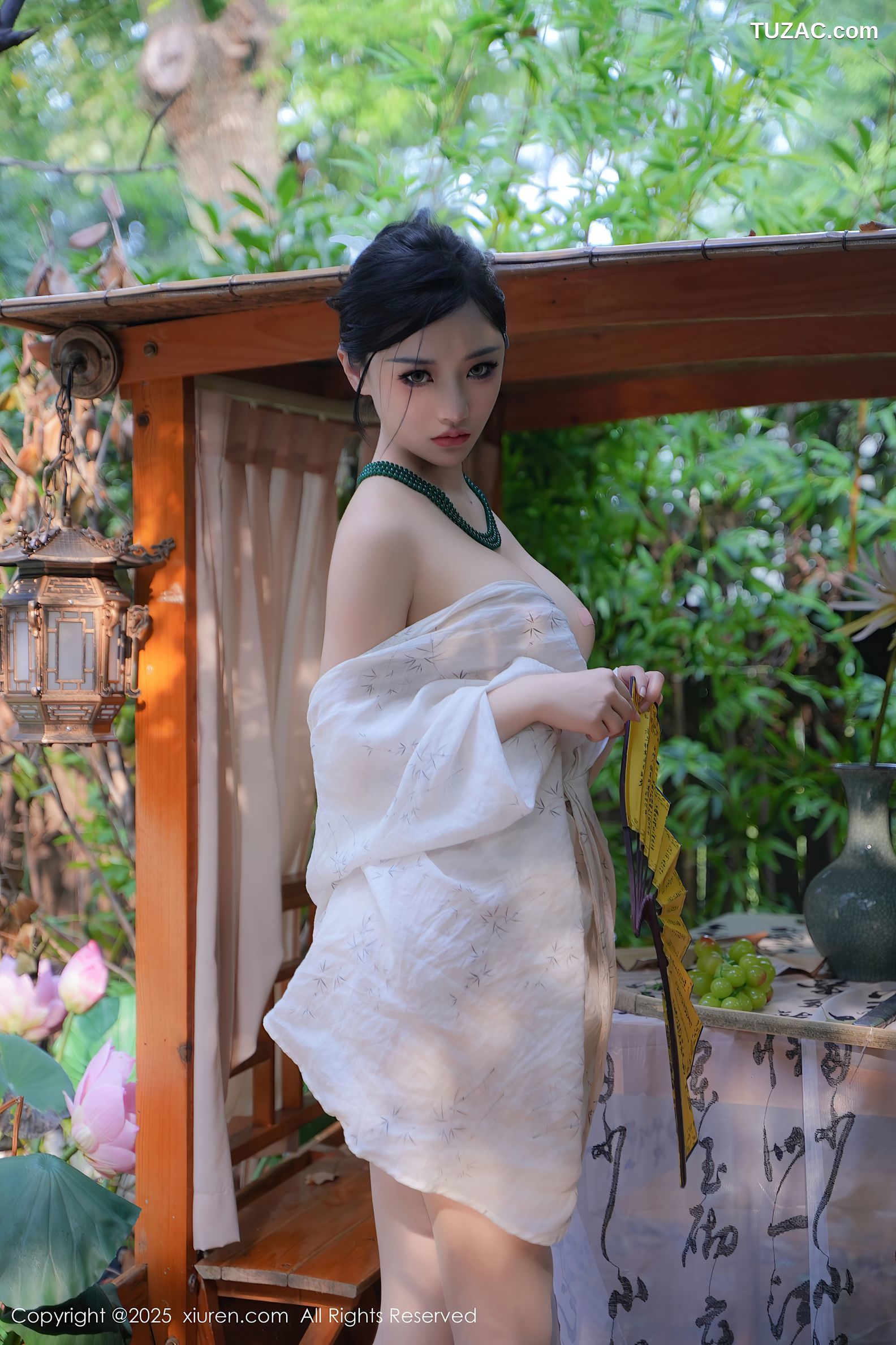 XiuRen秀人网-9730-妙可可Cheese-户外凉亭古风白纱爆乳-2025.01.09