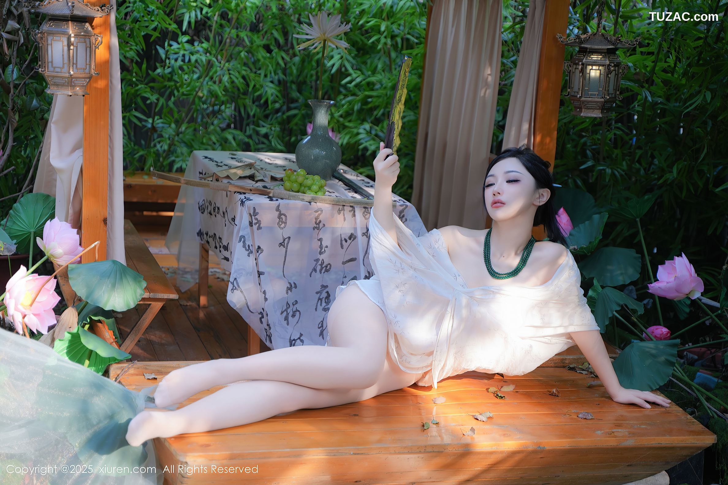 XiuRen秀人网-9730-妙可可Cheese-户外凉亭古风白纱爆乳-2025.01.09