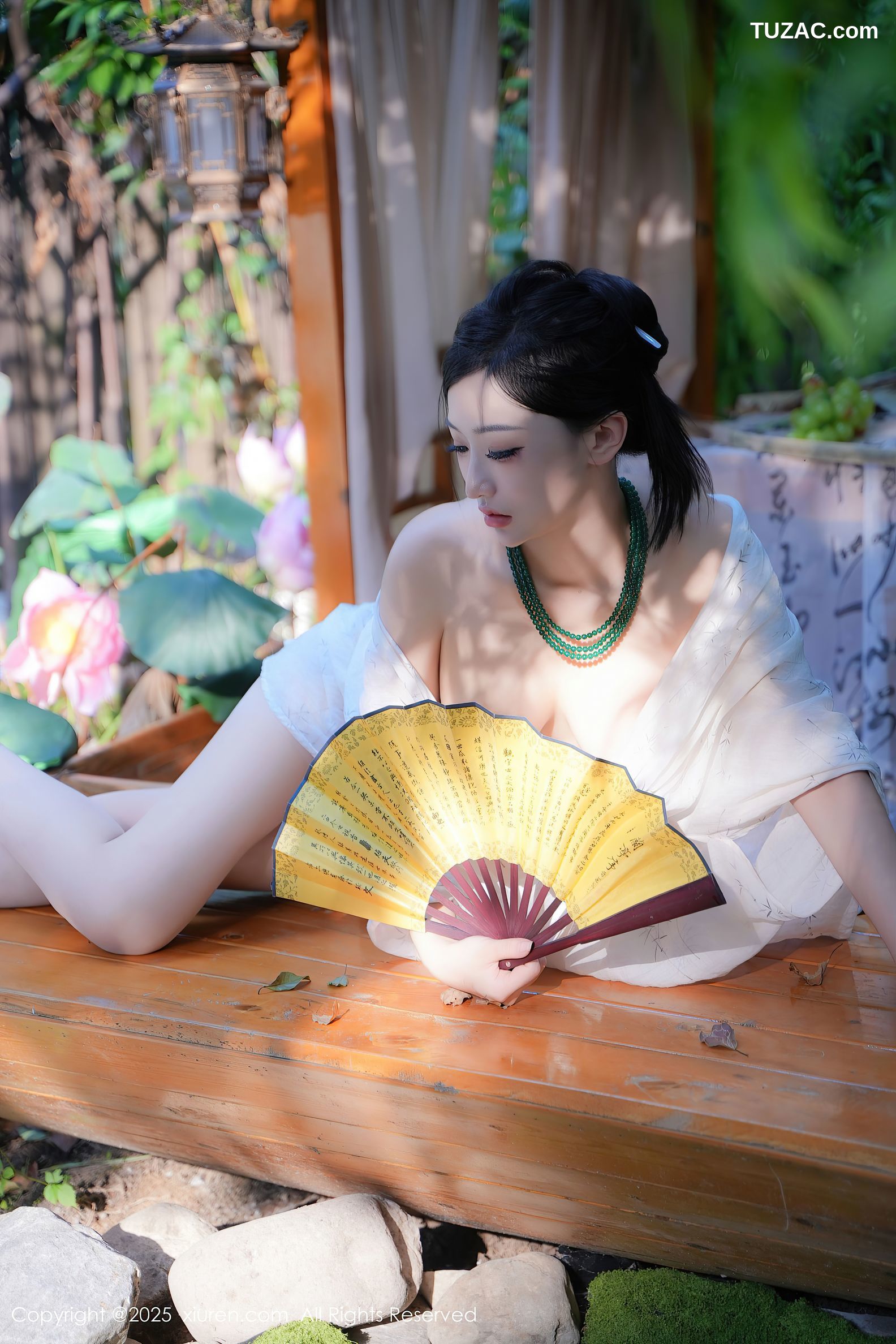 XiuRen秀人网-9730-妙可可Cheese-户外凉亭古风白纱爆乳-2025.01.09