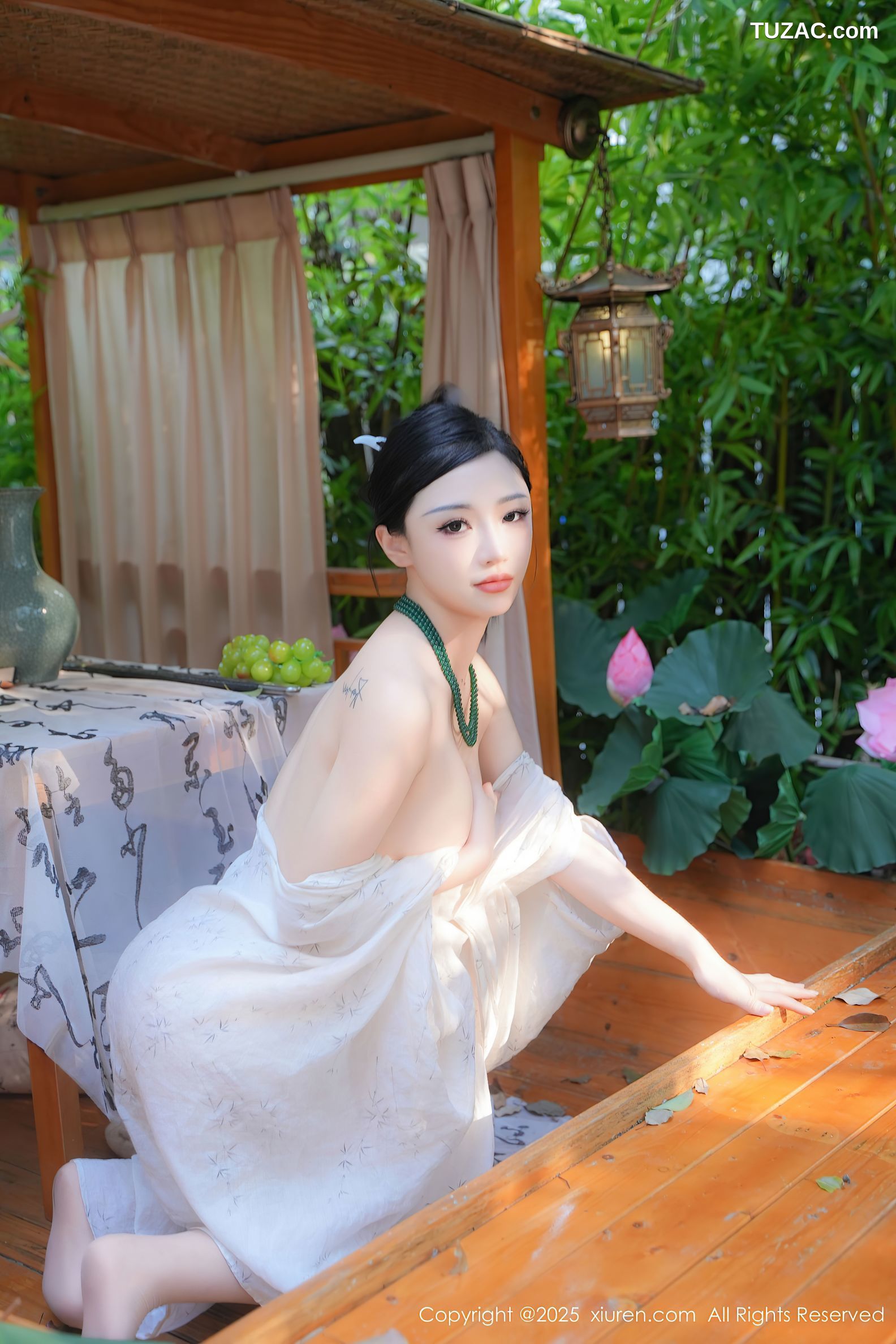 XiuRen秀人网-9730-妙可可Cheese-户外凉亭古风白纱爆乳-2025.01.09