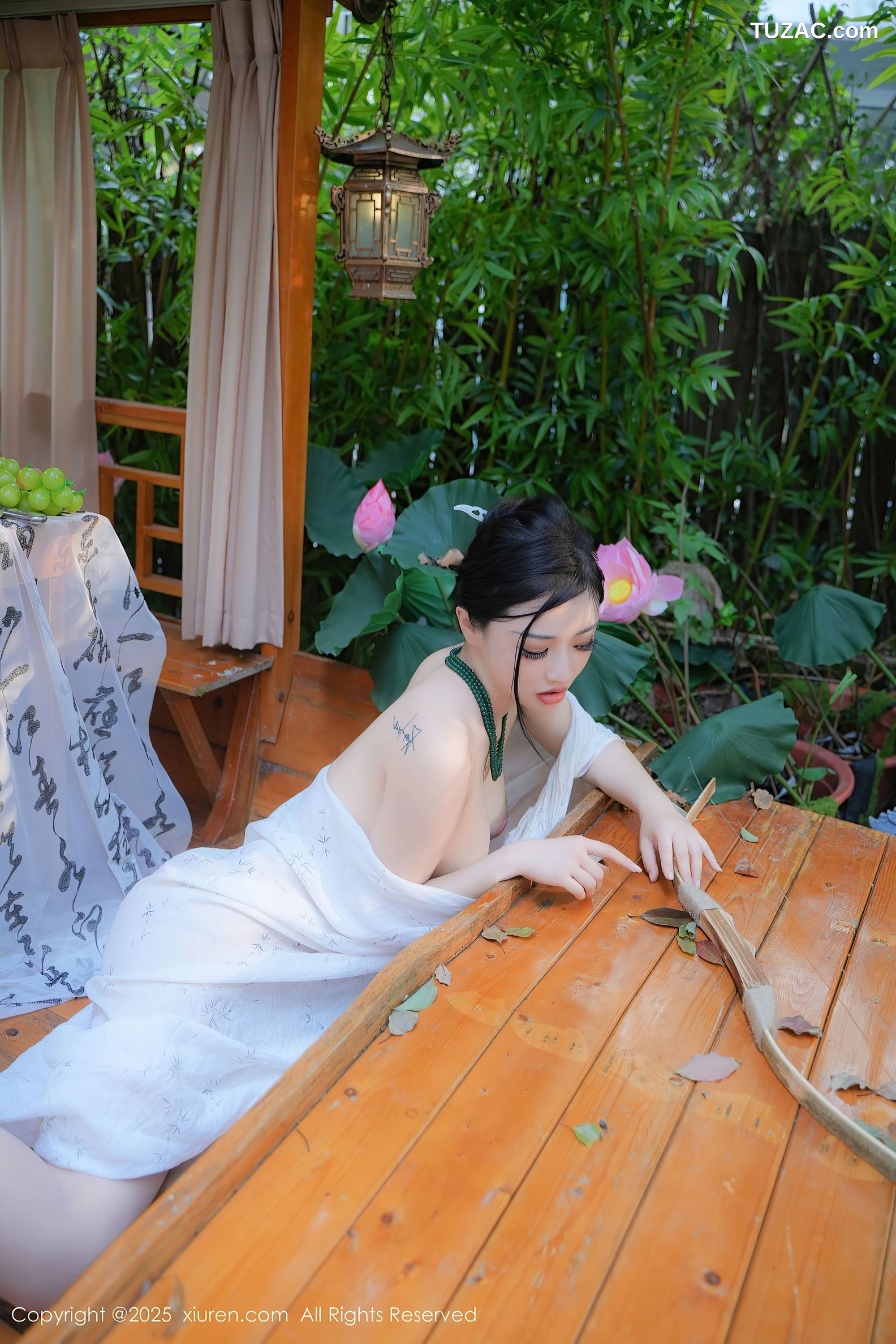 XiuRen秀人网-9730-妙可可Cheese-户外凉亭古风白纱爆乳-2025.01.09