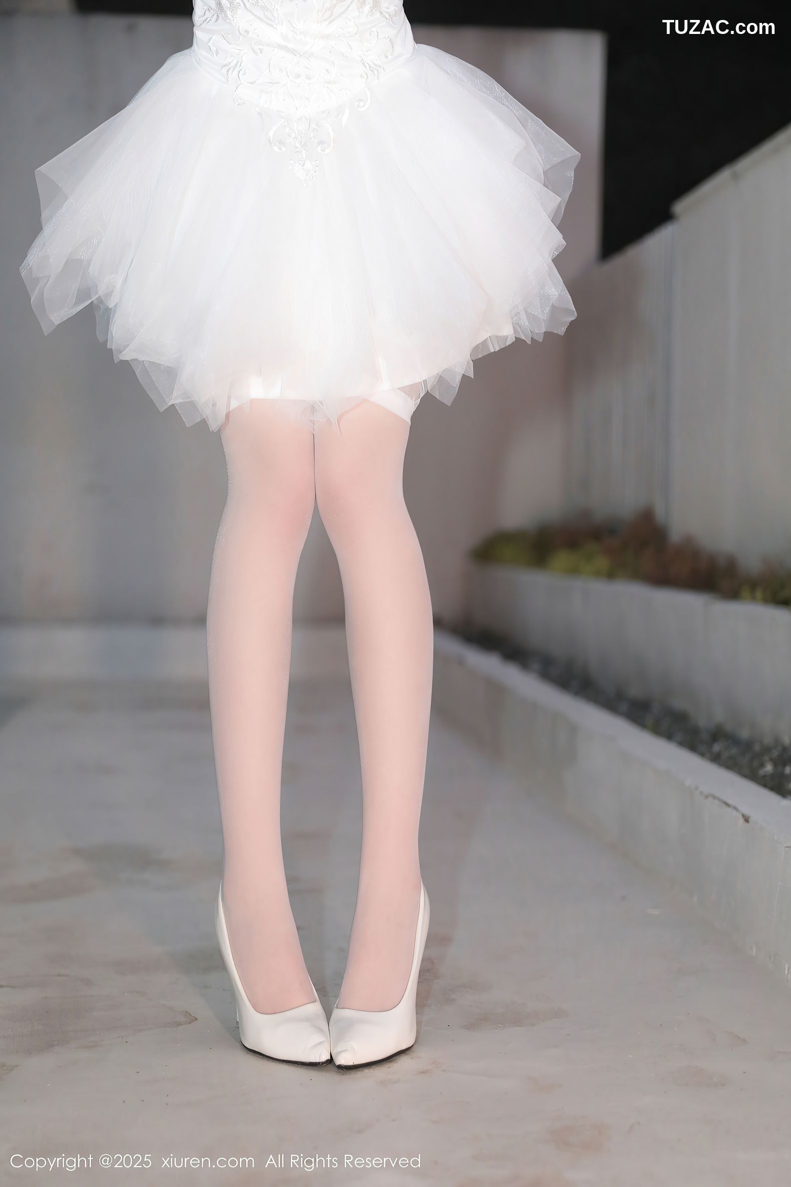XiuRen秀人网-9742-桃妖夭-白色天使短纱裙白丝爆乳萝莉-2025.01.10