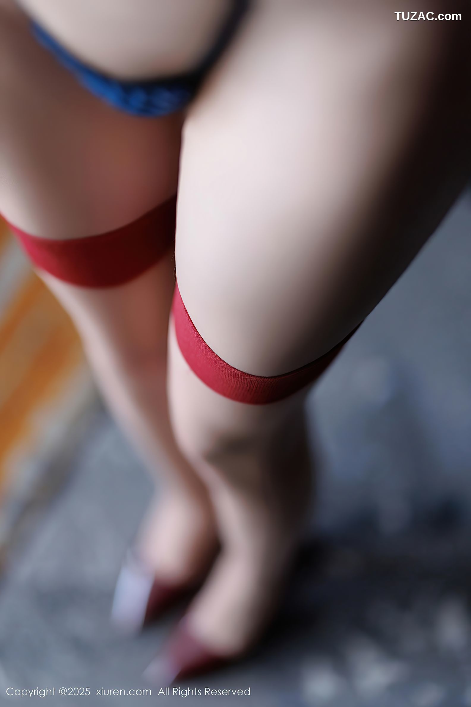 XiuRen秀人网-9749-林星阑-雪地黑大衣-情趣内衣黑丝-2025.01.13