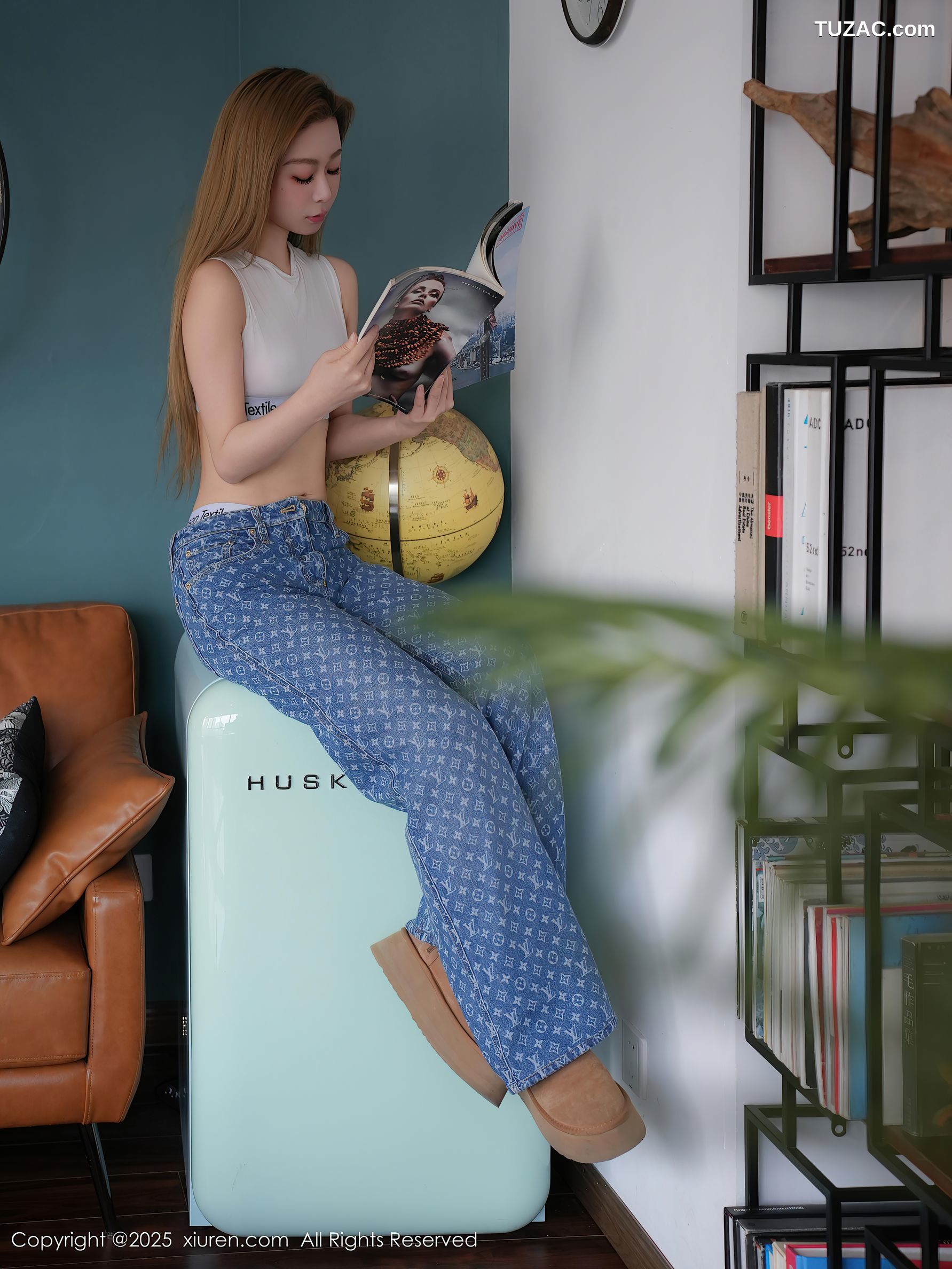 XiuRen秀人网-9754-糖糖-透视黑纱运动内衣美臀-2025.01.14