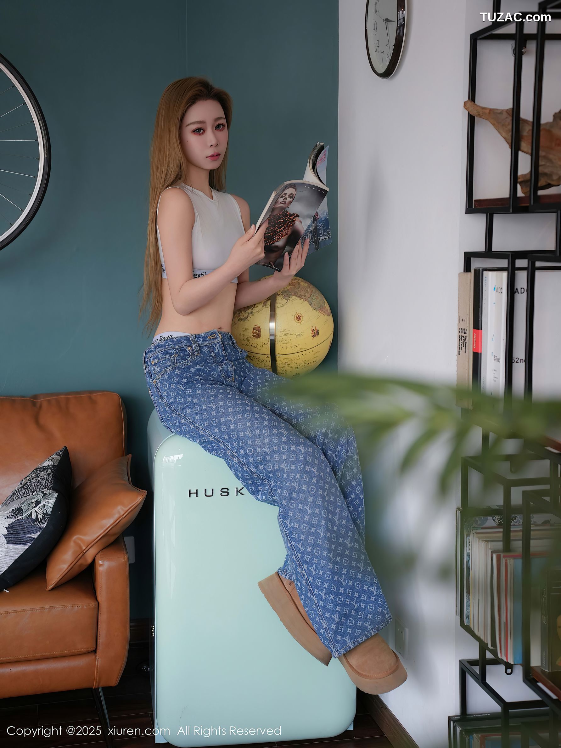 XiuRen秀人网-9754-糖糖-透视黑纱运动内衣美臀-2025.01.14